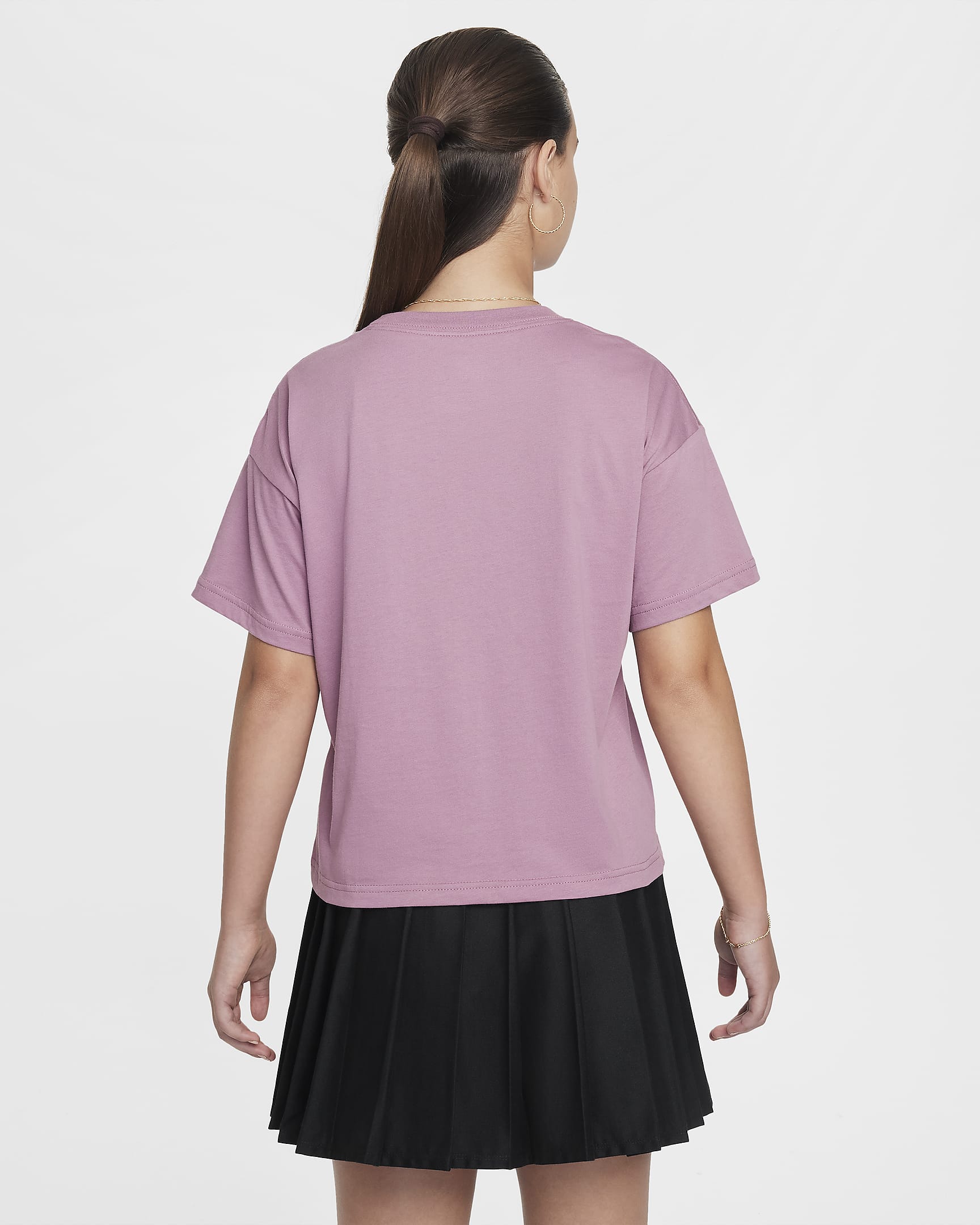 Nike Sportswear Girls' T-Shirt - Plum Dust