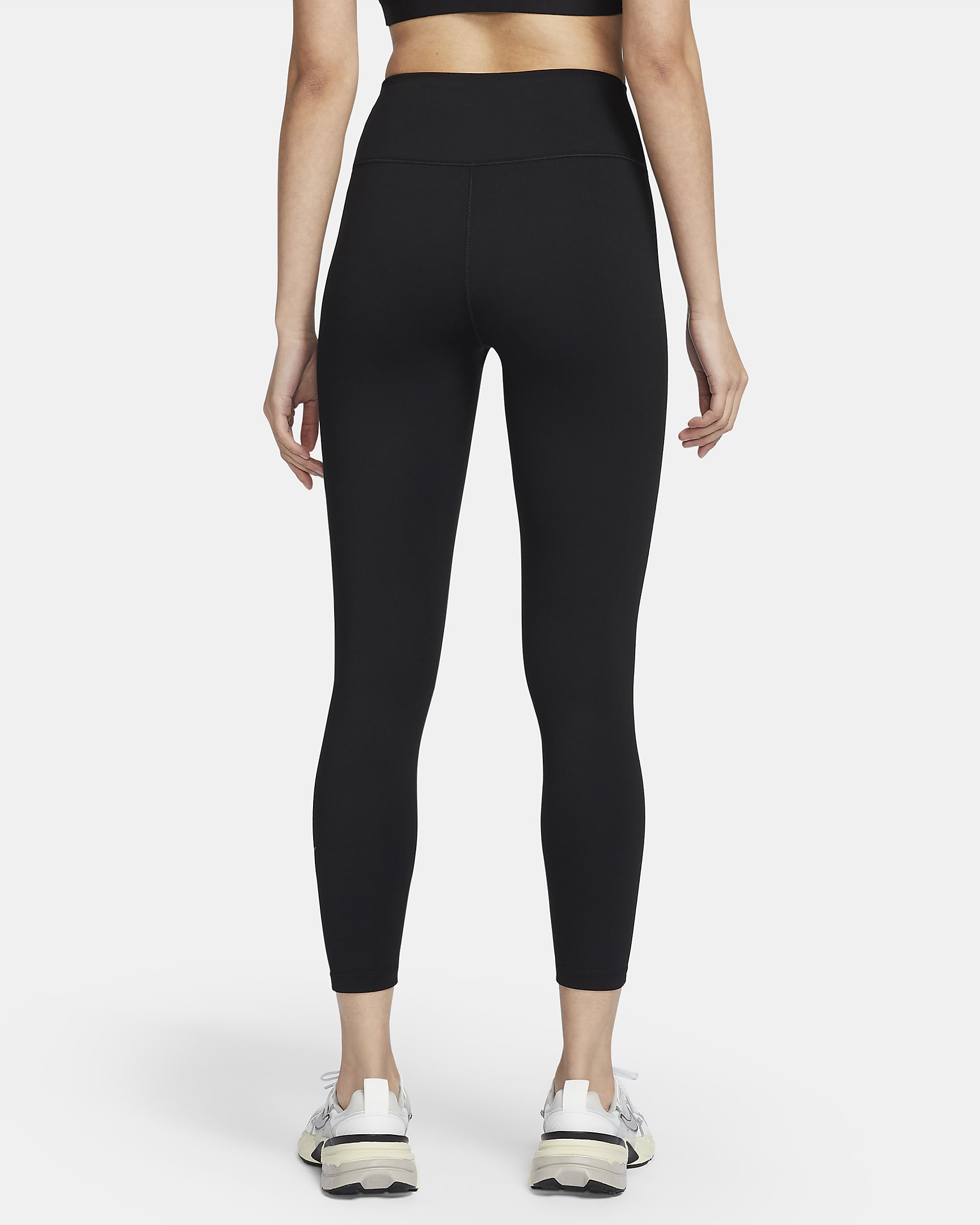 Nike One Women's High-Waisted 7/8 Leggings - Black/Black