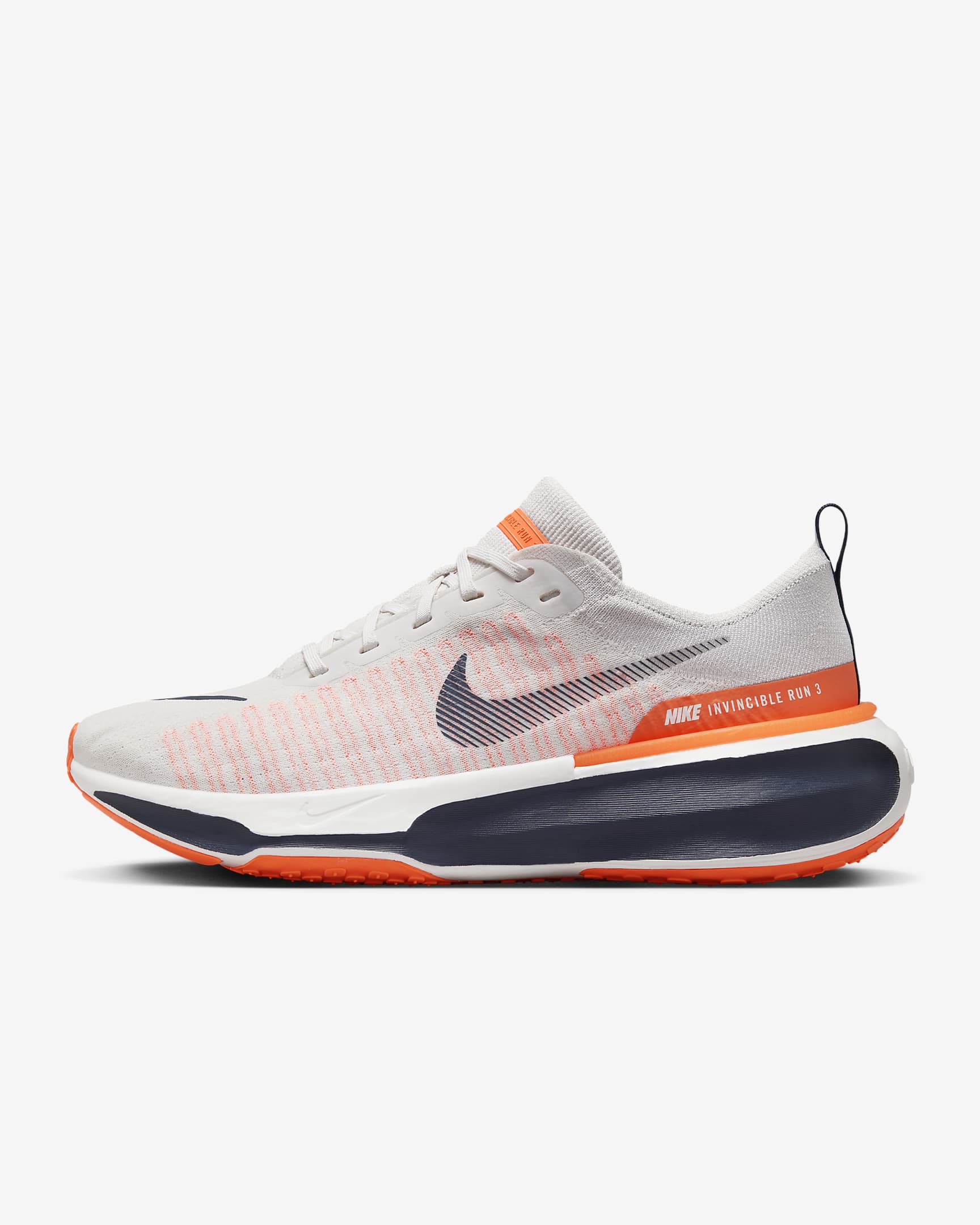 Nike Invincible 3 Straßenlaufschuh für Herren - Phantom/Total Orange/Sail/Thunder Blue