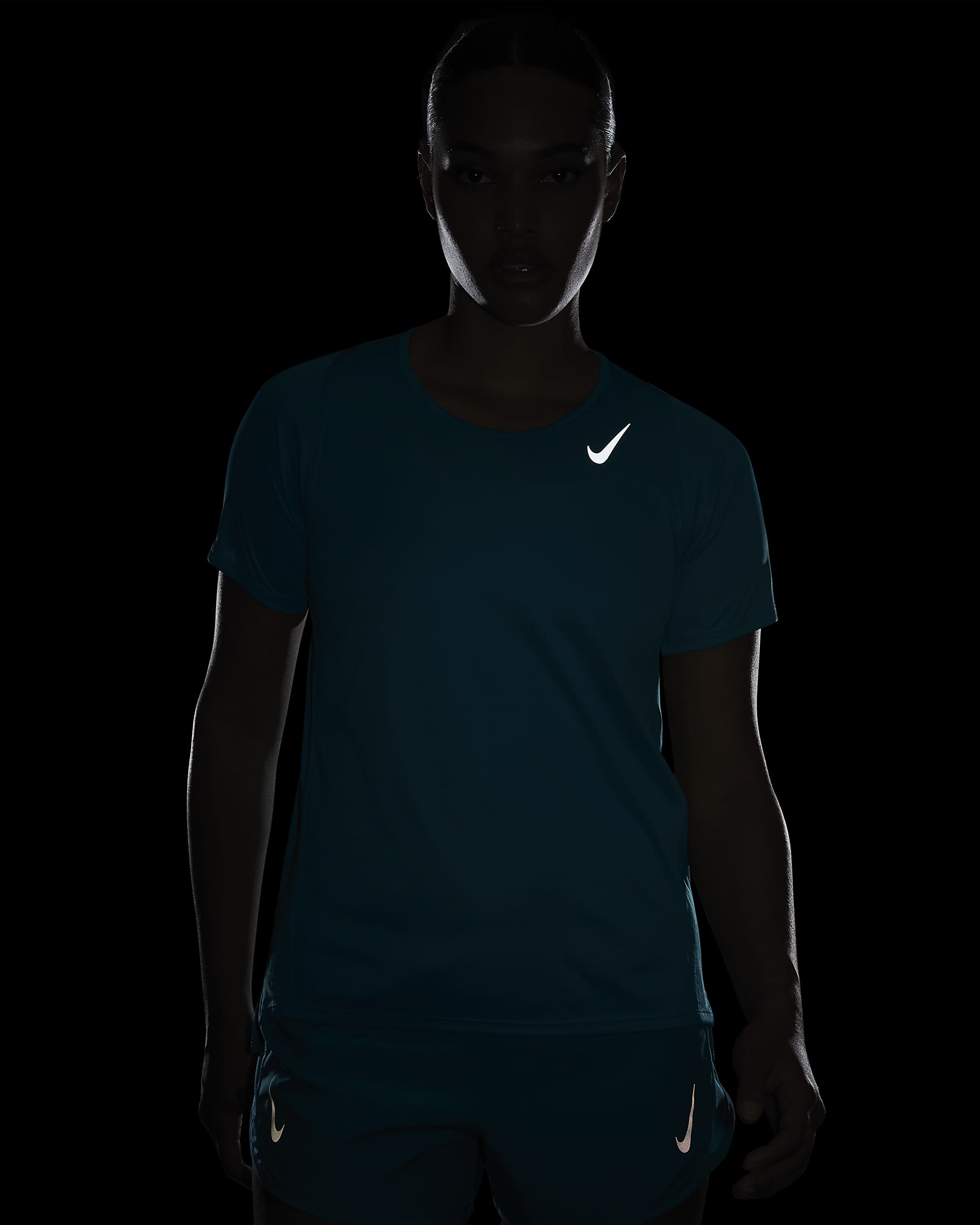 nike dri fit running top womens