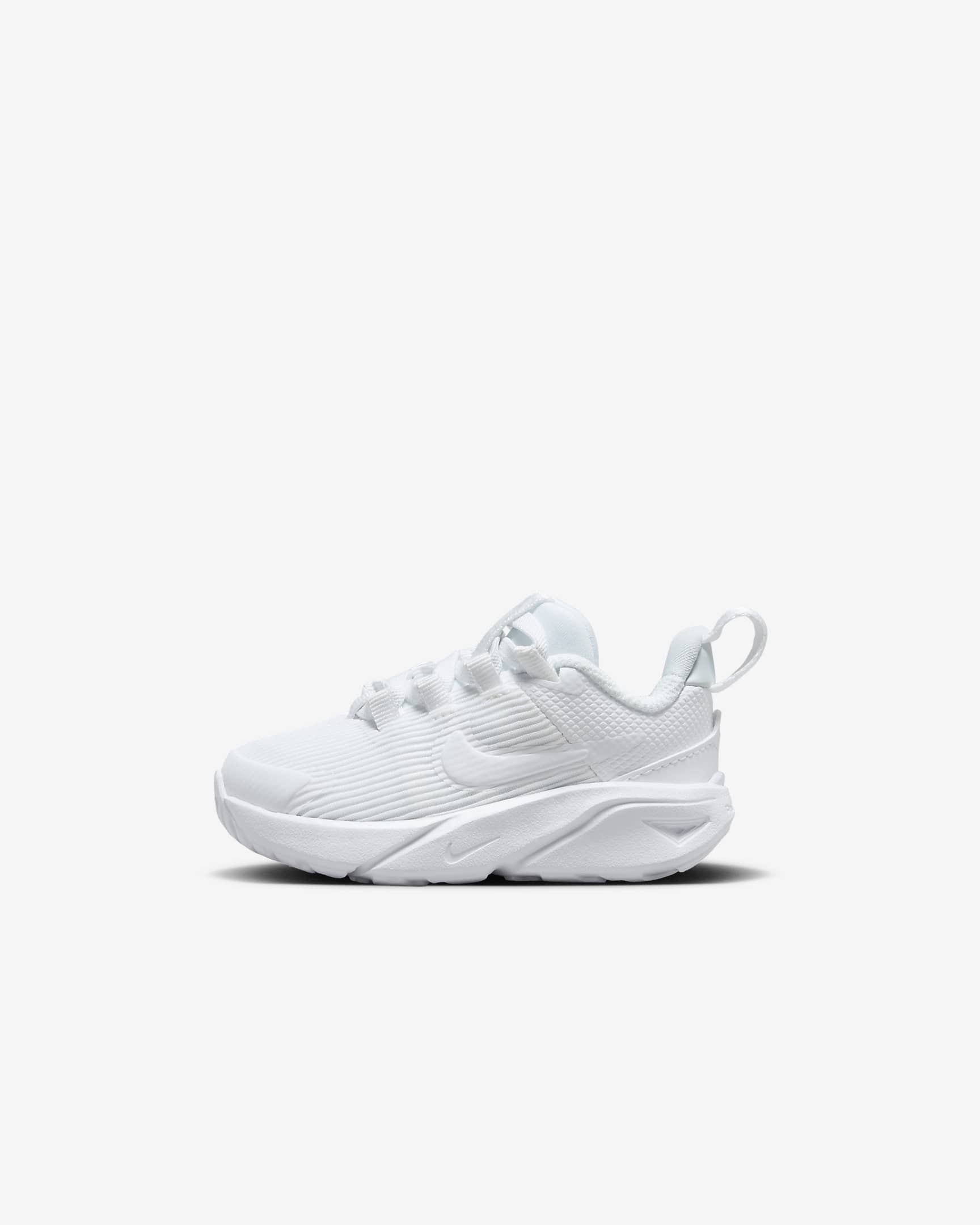 Nike Star Runner 4 cipő babáknak - Fehér/Fehér/Pure Platinum/Fehér