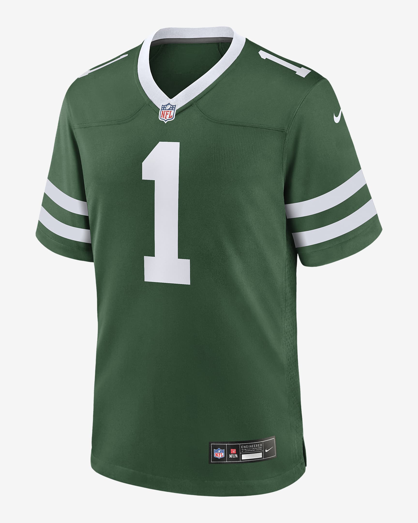 Jersey de fútbol americano Nike de la NFL Game para hombre Sauce Gardner New York Jets - Verde