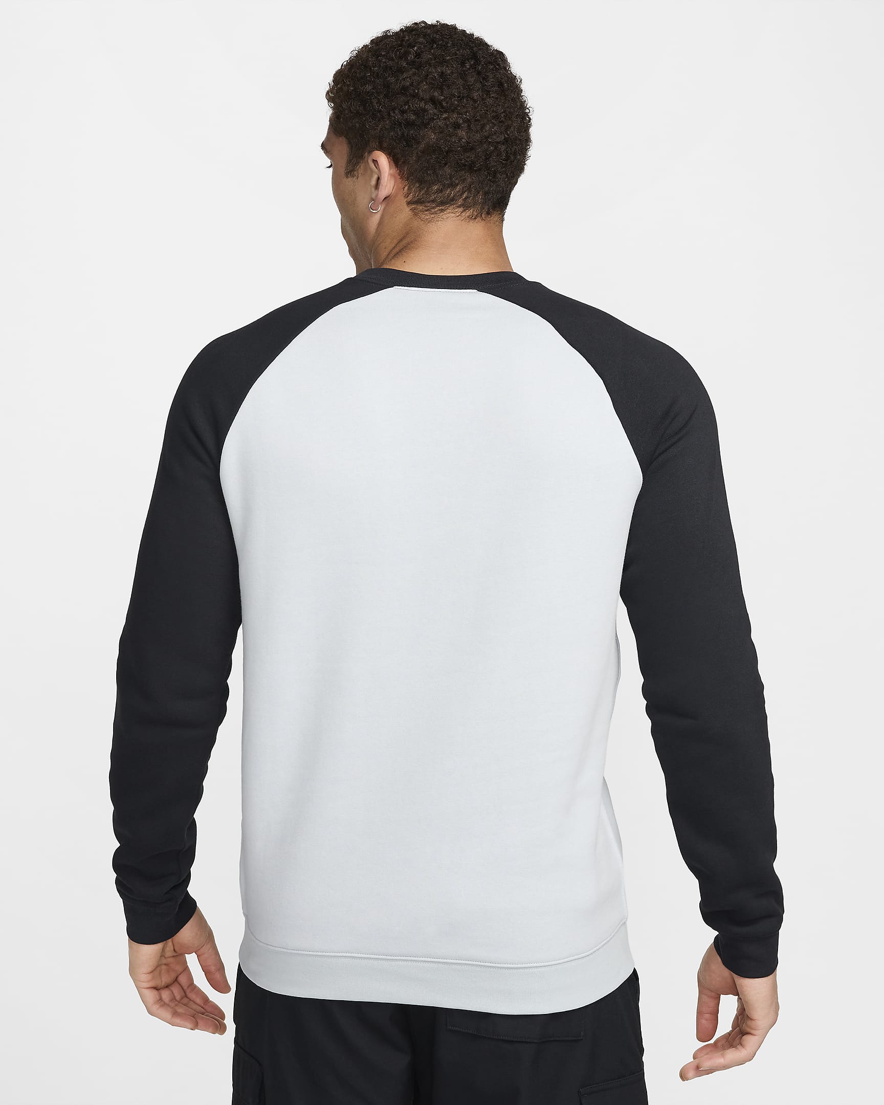 Nike Historic Raglan (NFL Raiders) Men's Sweatshirt - Field Silver