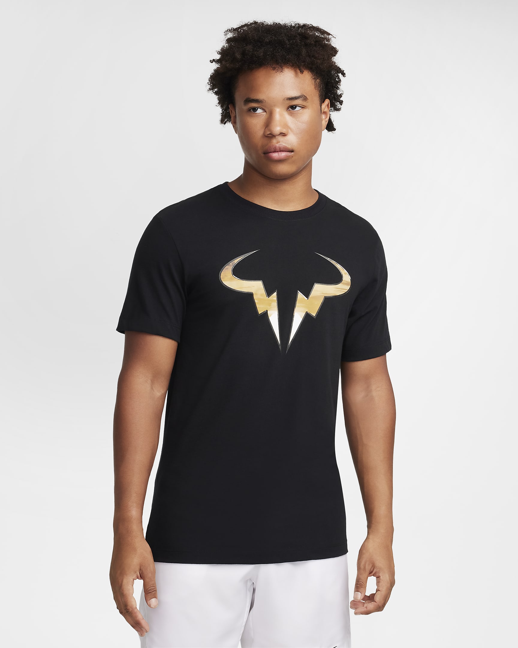 NikeCourt Rafa Dri-FIT Tennis-T-Shirt für Herren - Schwarz