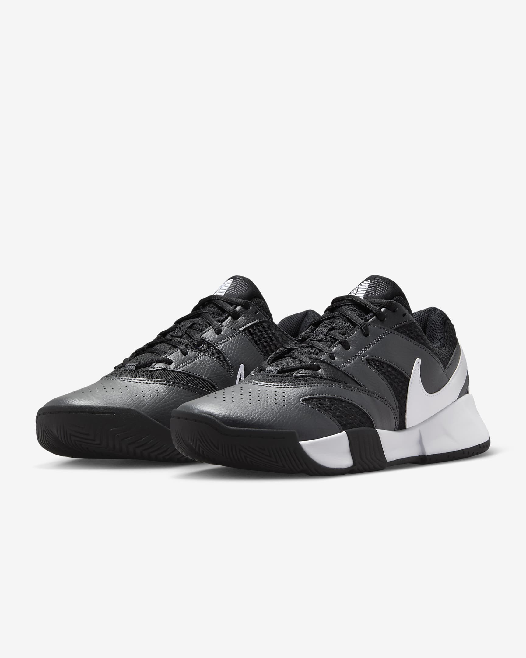 NikeCourt Lite 4 Herren-Tennisschuh - Schwarz/Anthracite/Weiß