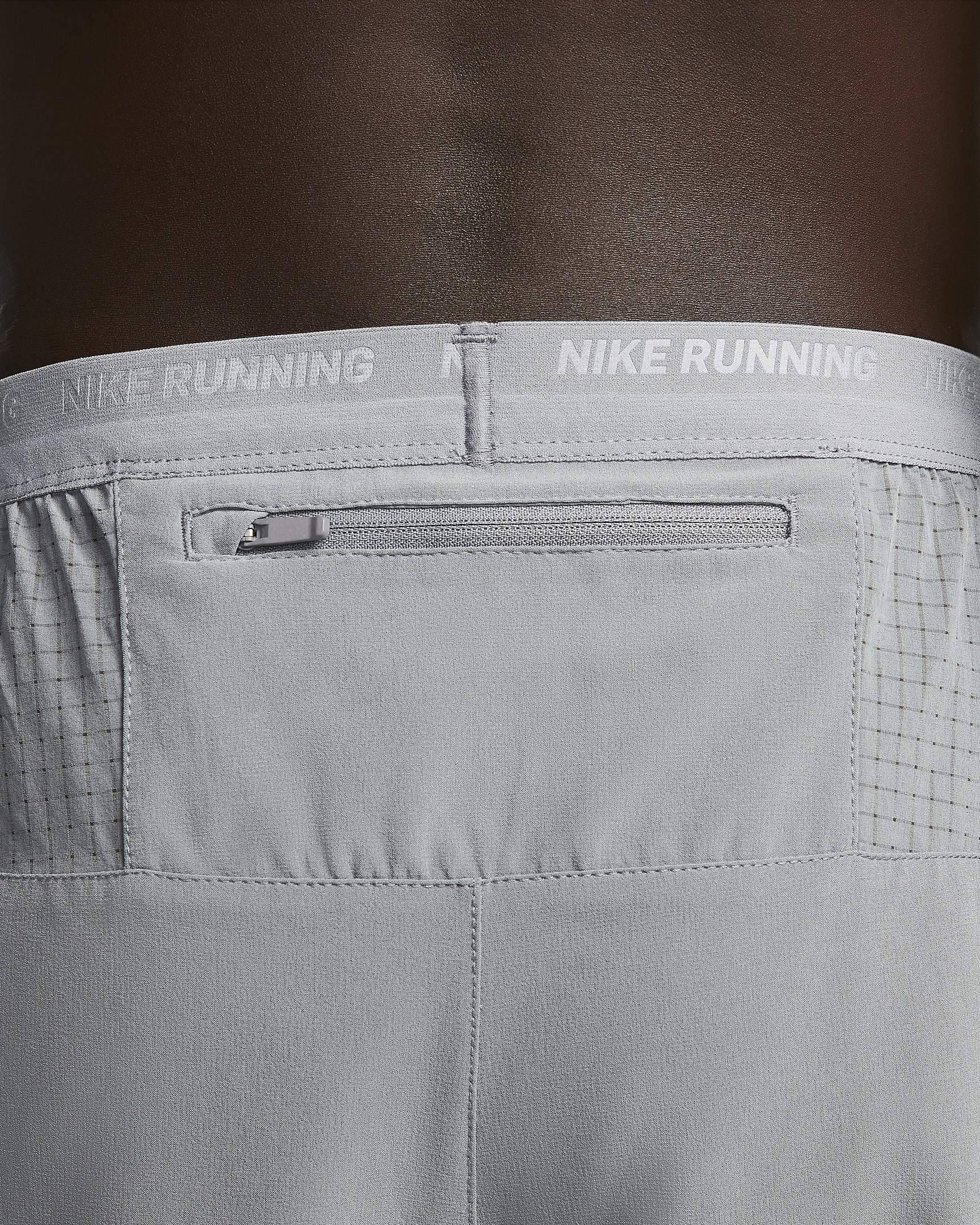 Calças de running entrançadas Dri-FIT Nike Phenom para homem - Cinzento Smoke