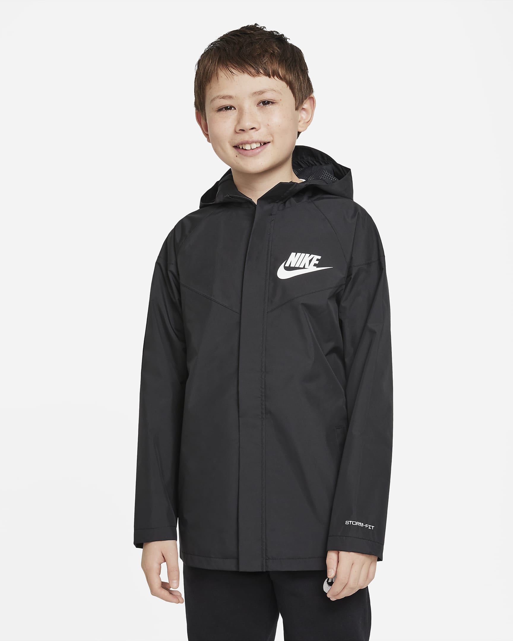 Nike Sportswear Windpuffer Older Kids' (Boys') Storm-FIT Loose Water ...