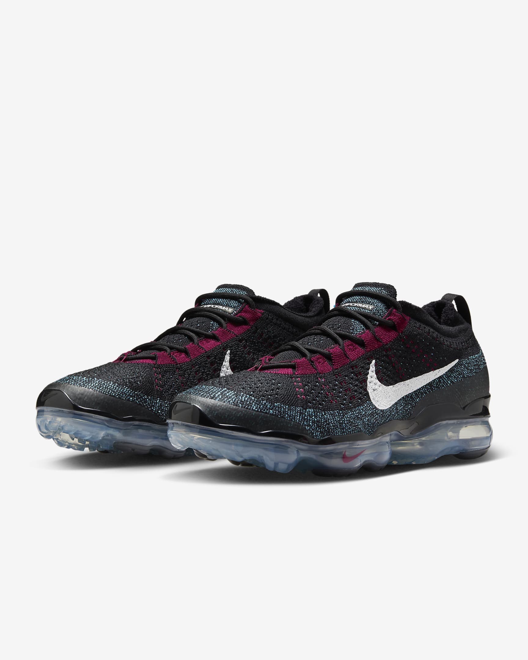 Nike Air VaporMax 2023 Flyknit Men's Shoes - Black/Team Red/University Blue/White