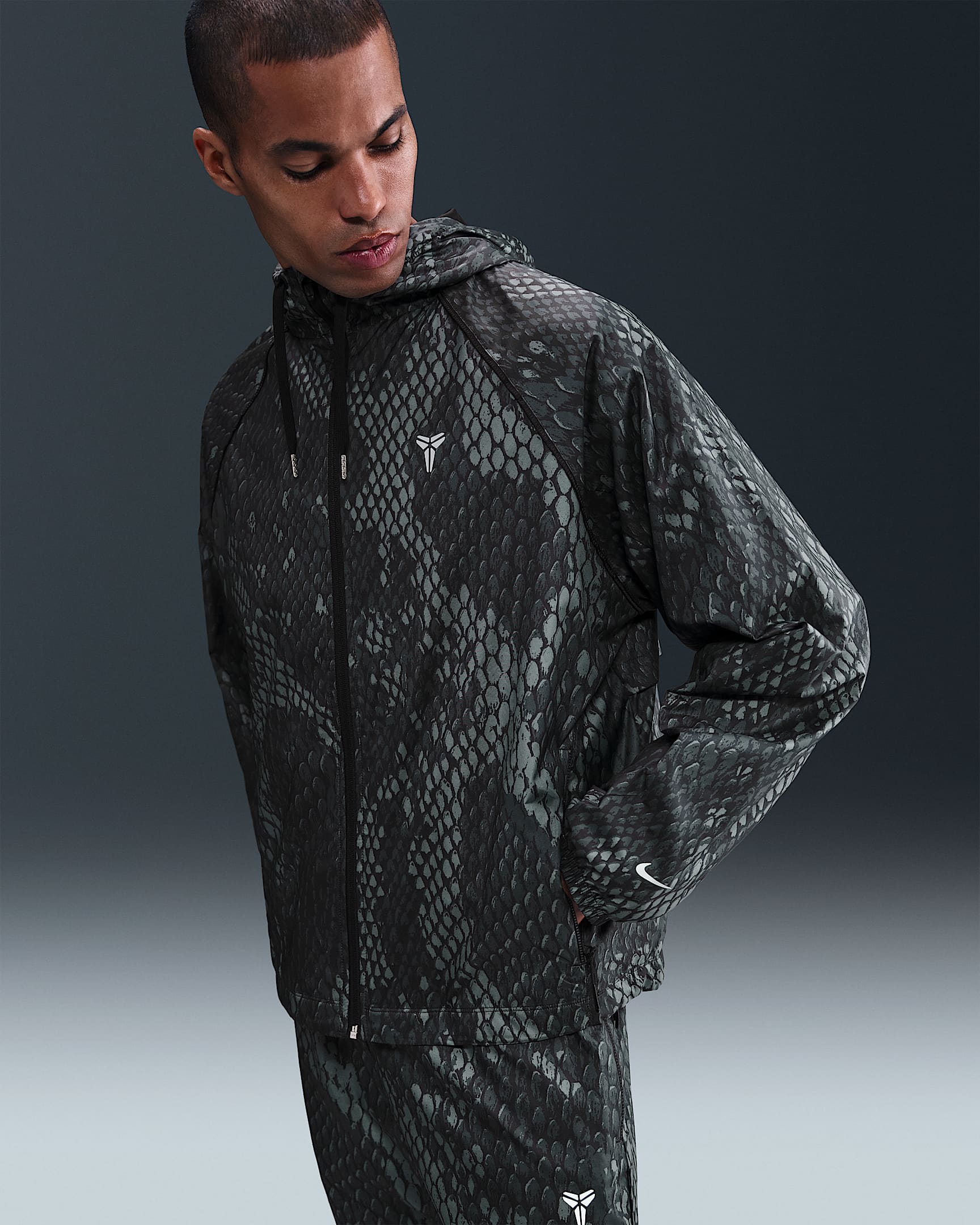 Kobe Men's Woven Jacket - Black