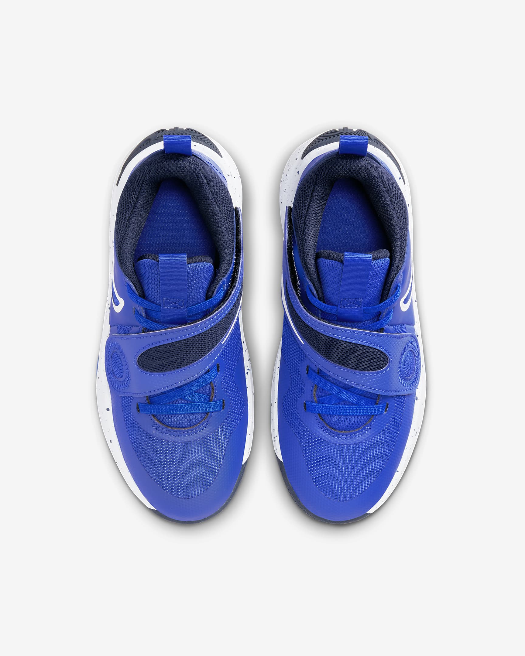 Nike Team Hustle D 11 Older Kids' Basketball Shoes - Hyper Royal/Obsidian/White/White