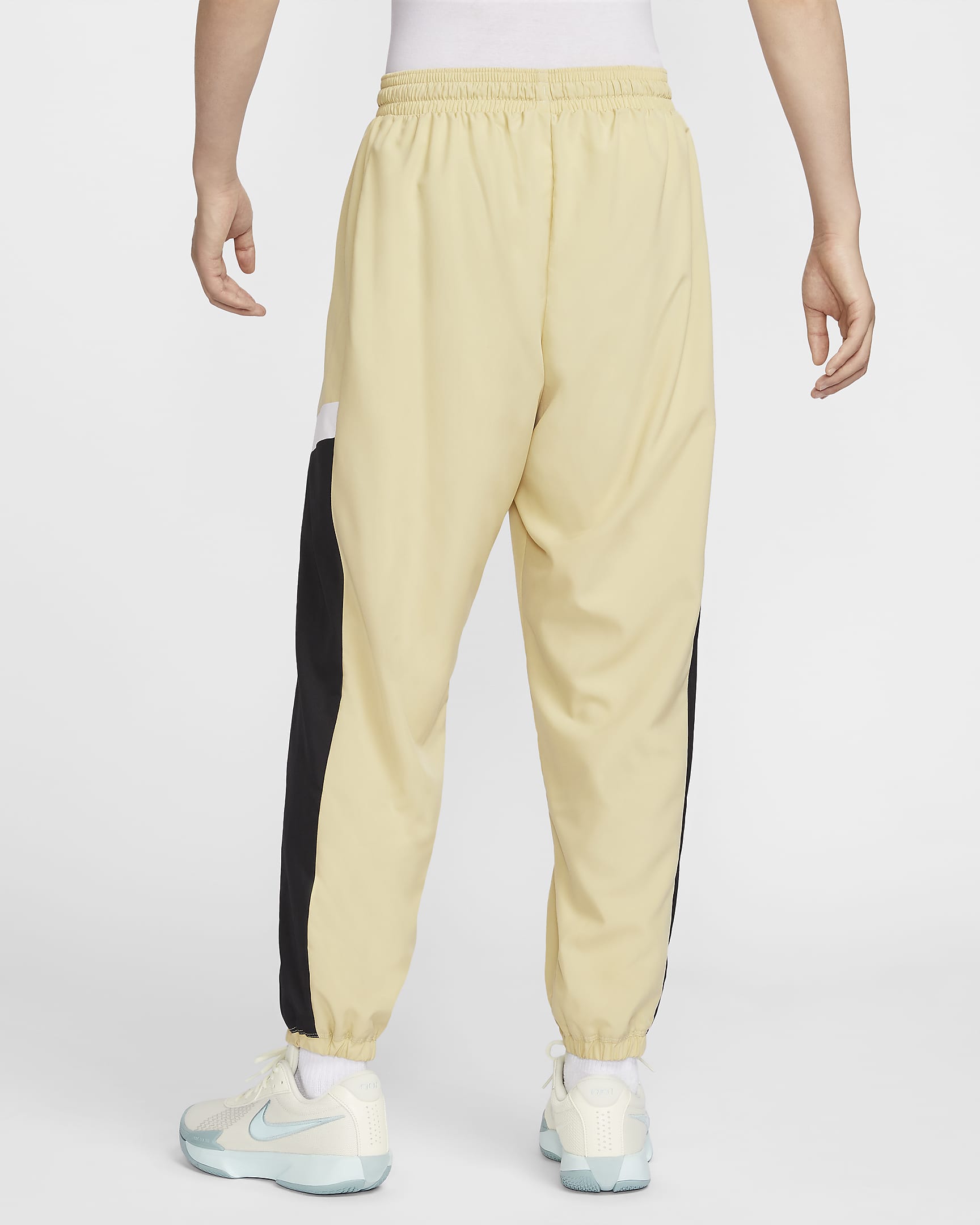 Nike Icon Men's Woven Basketball Pants - Team Gold/Black/White/Black