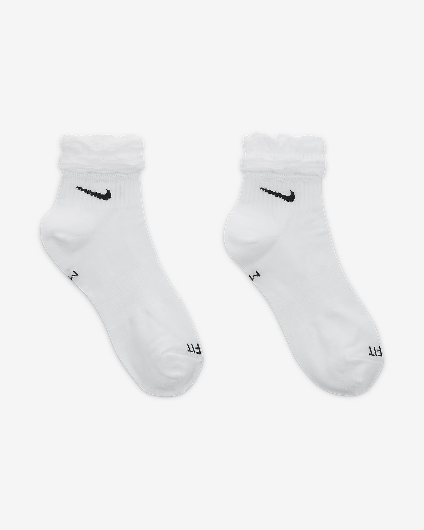 Nike Everyday Trainings-Knöchelsocken - Weiß/Schwarz