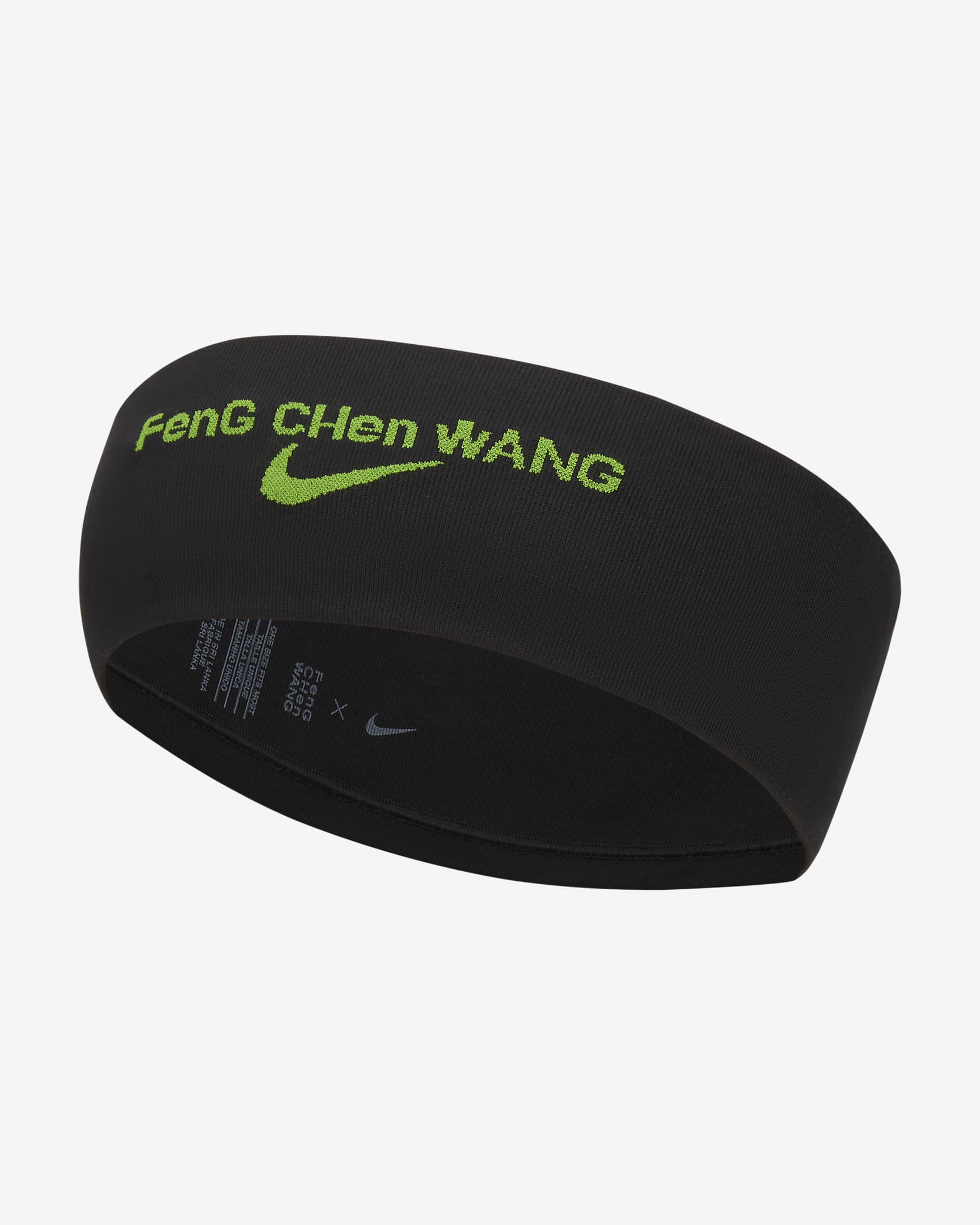 Nike Pro Women's Headband - Iron Grey/Light Smoke Grey/Action Green