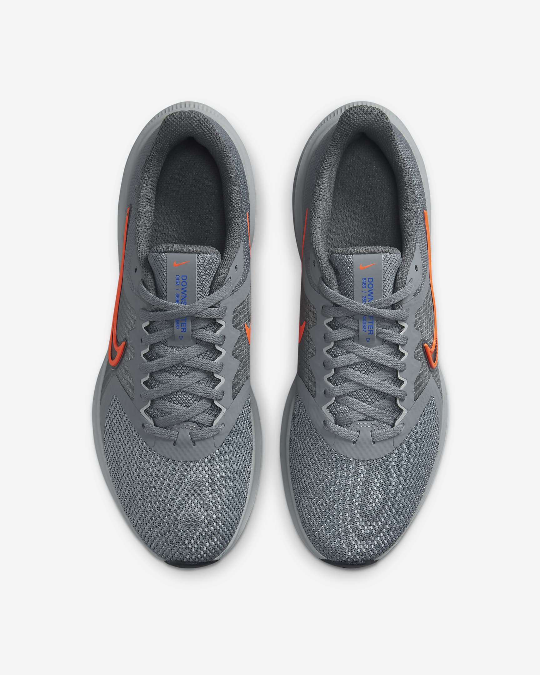 Nike Downshifter 11 Men's Road Running Shoes - Cool Grey/Light Smoke Grey/Dark Grey/Hyper Crimson