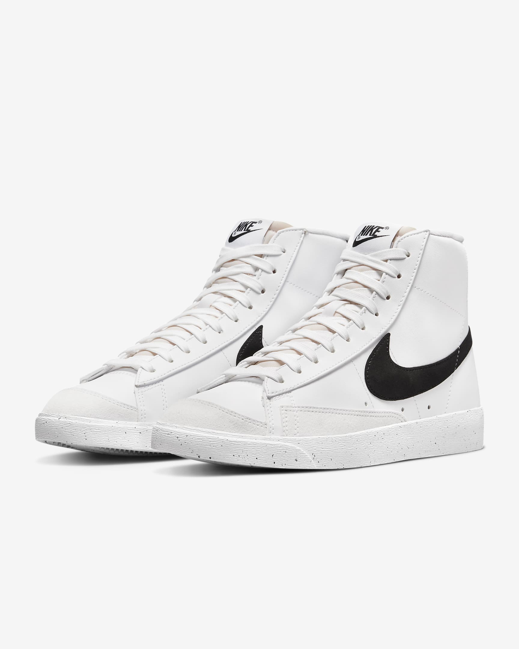 Chaussures Nike Blazer Mid '77 pour femme - Blanc/Noir