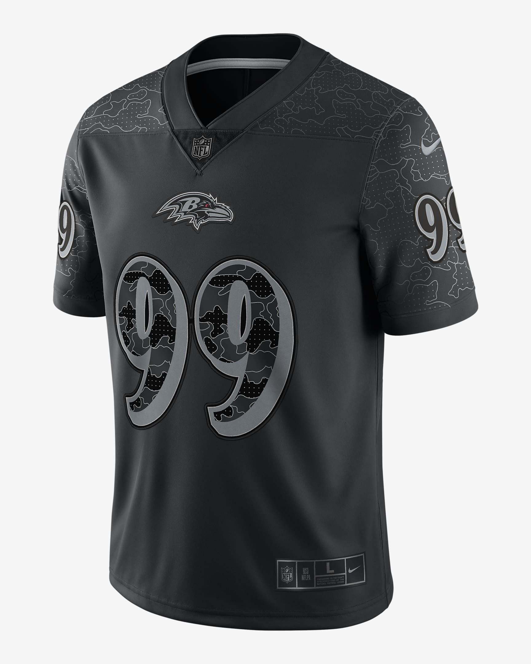 NFL Baltimore Ravens RFLCTV (Odafe Oweh) Men's Fashion Football Jersey ...