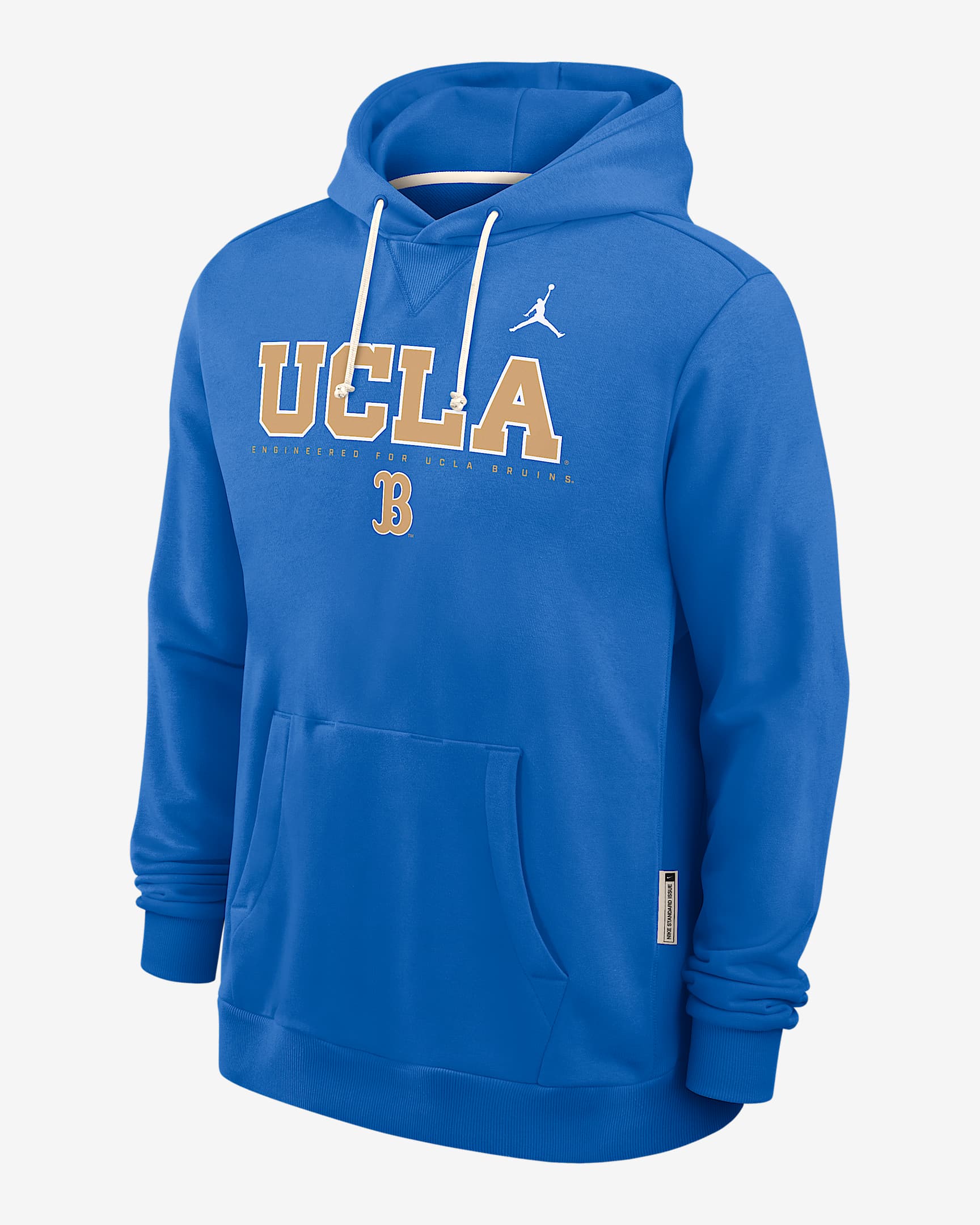 UCLA Sideline Men's Jordan Brand Dri-FIT College Pullover Hoodie - Signal Blue