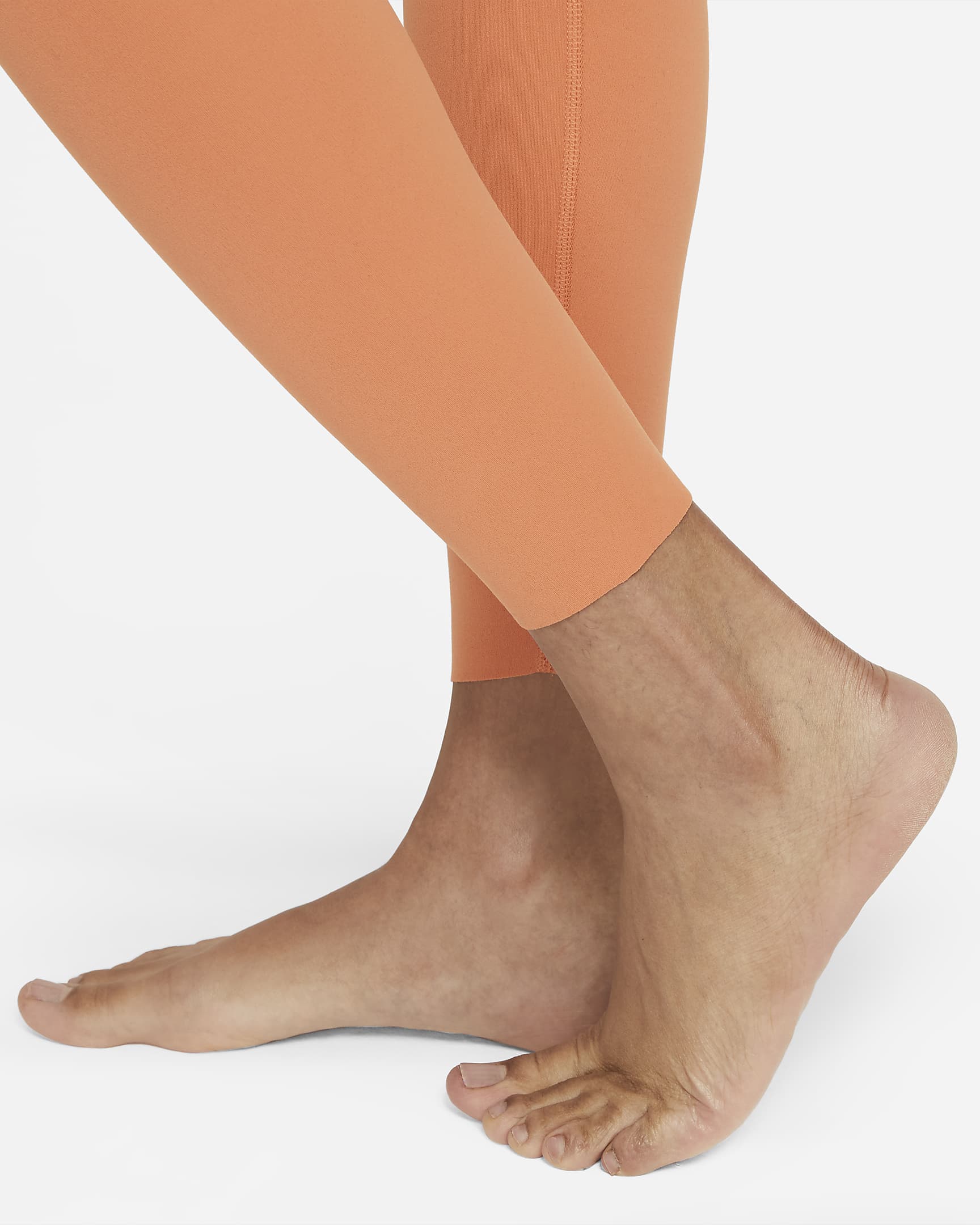 Nike Yoga Dri-FIT Luxe Women's High-Waisted 7/8 Infinalon Leggings - Healing Orange/Apricot Agate