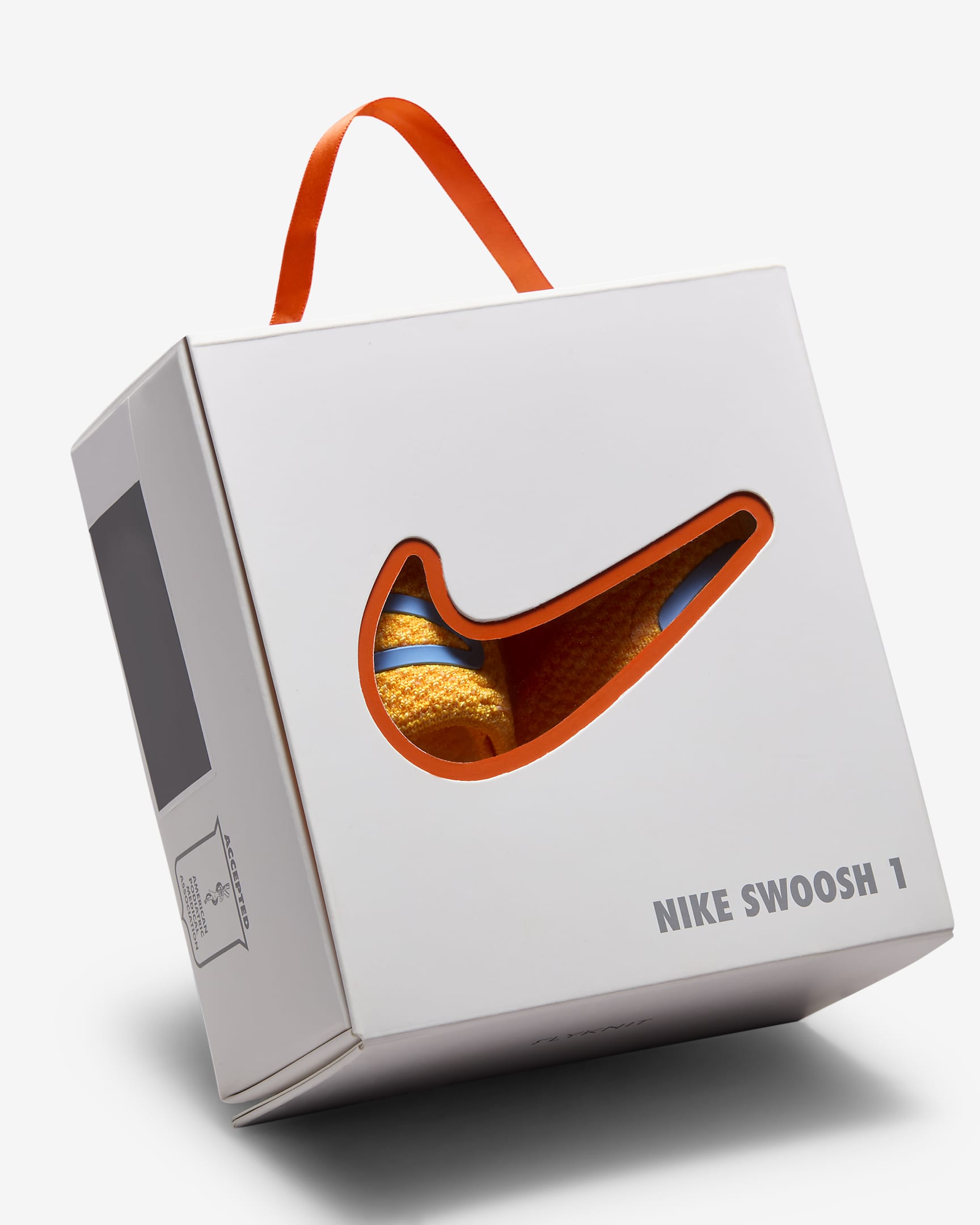 Nike Swoosh 1 cipő babáknak - Laser Orange/Light Laser Orange/University Blue