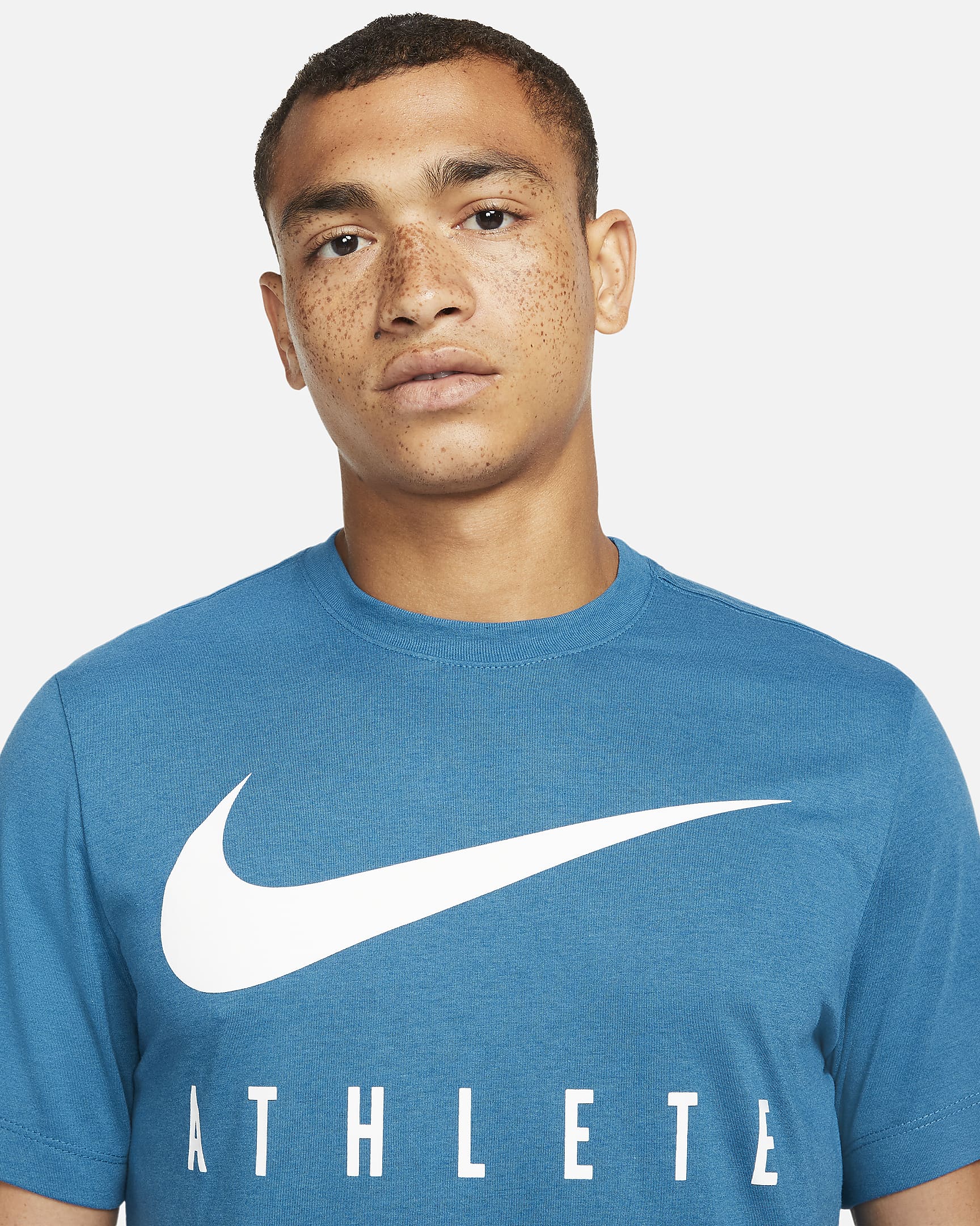 Nike Dri-FIT-trænings-T-shirt til mænd - Industrial Blue