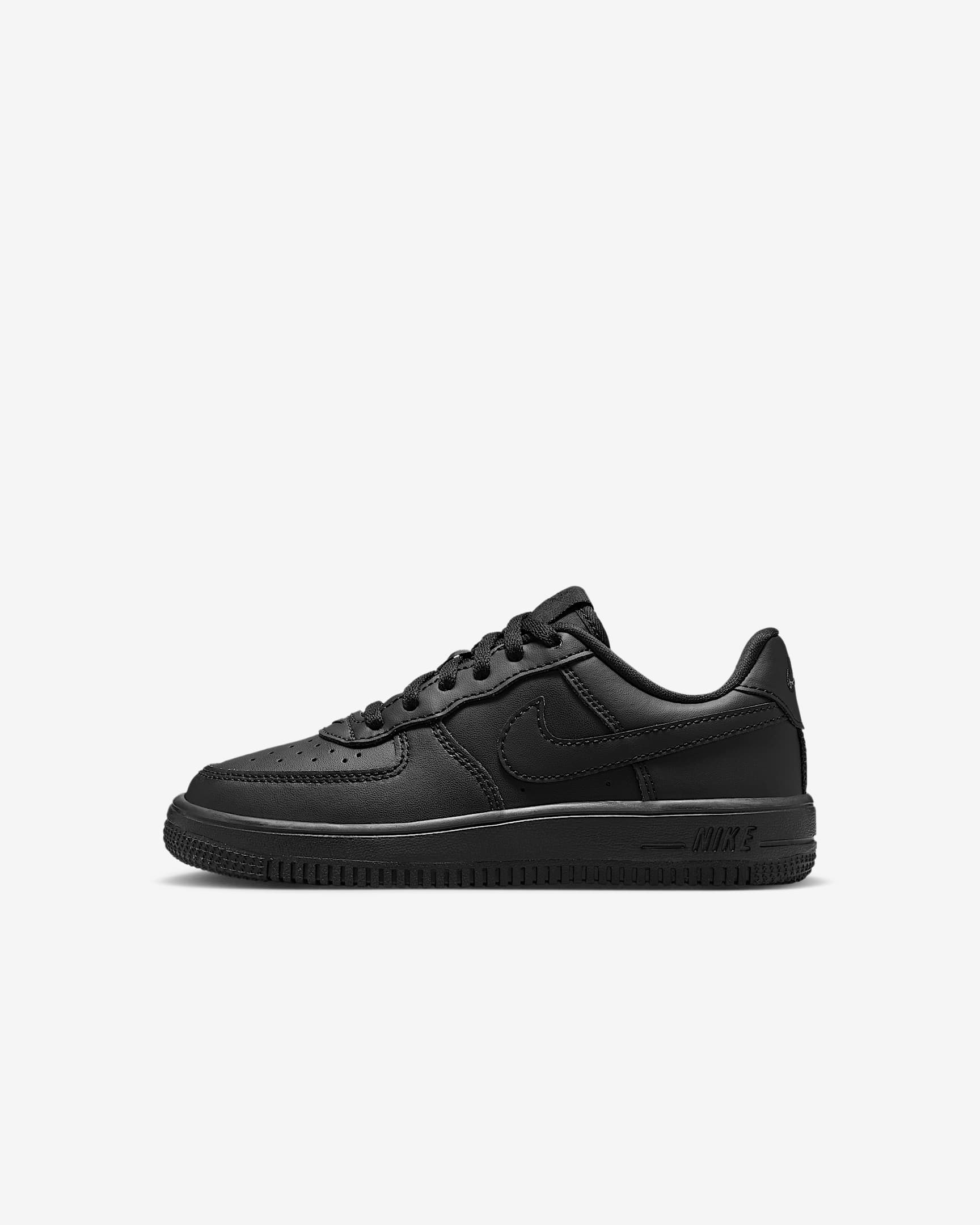 Nike Force 1 Low Little Kids' Shoes - Black/Black/Black/Black