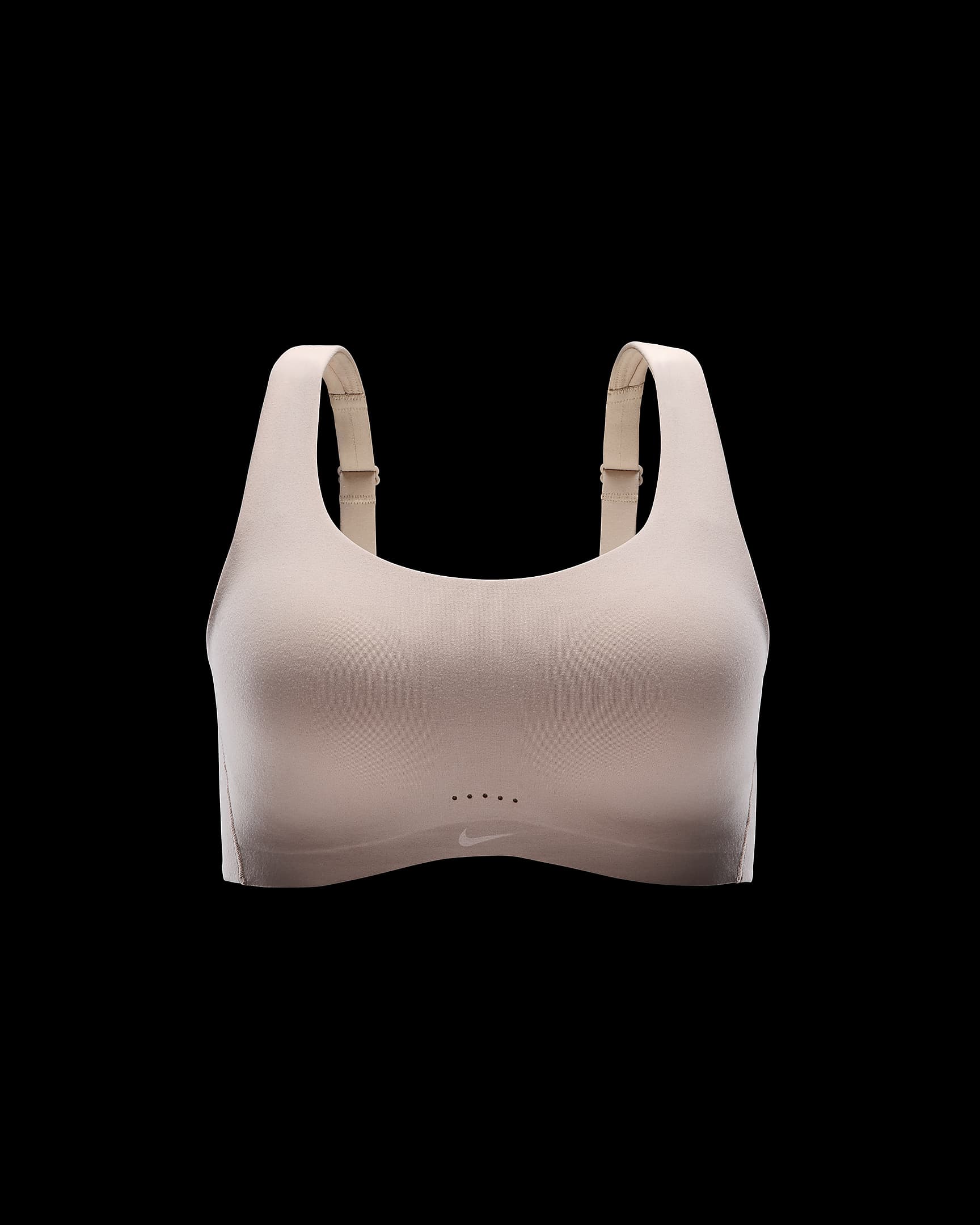 Bra deportivo de media sujeción con almohadillas para mujer Nike Alate Coverage - Beige partícula/Beige partícula/Arcilla empolvado