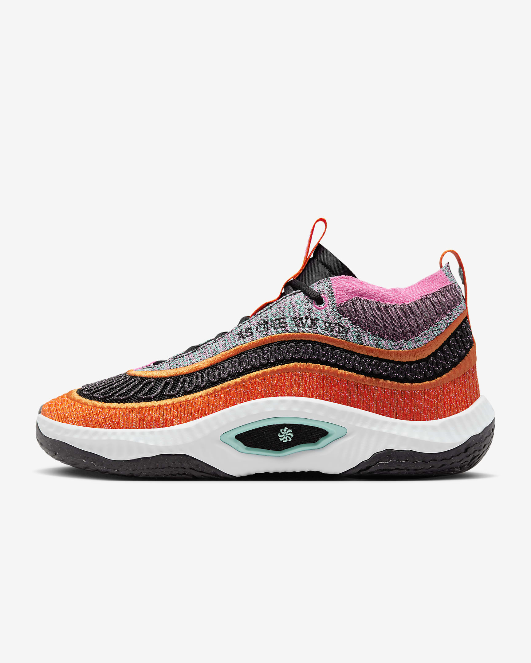 Cosmic Unity 3 Basketball Shoes - Black/Sail/Pink Spell/Brilliant Orange