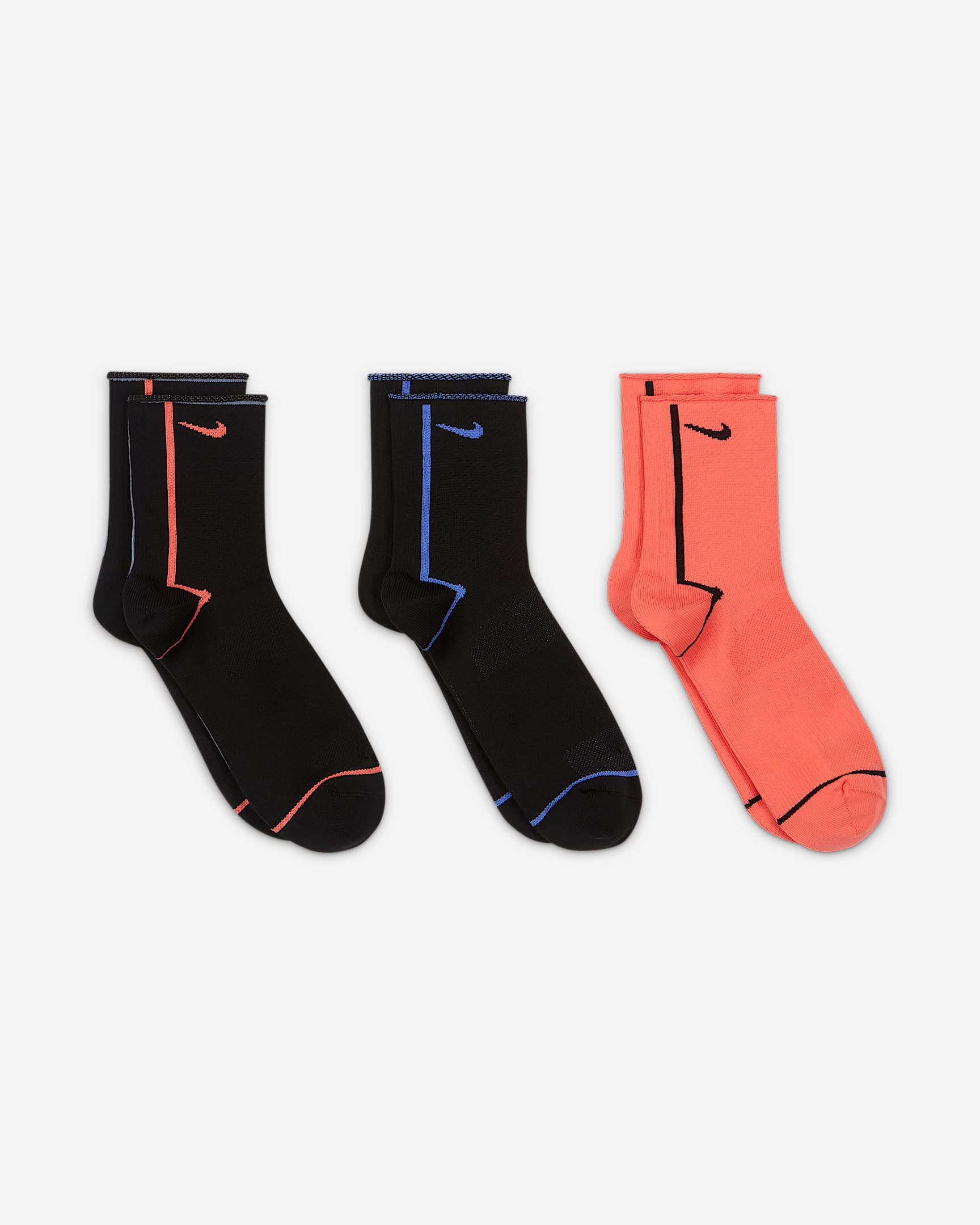 Nike Everyday Plus Lightweight Women's Training Ankle Socks (3 Pairs