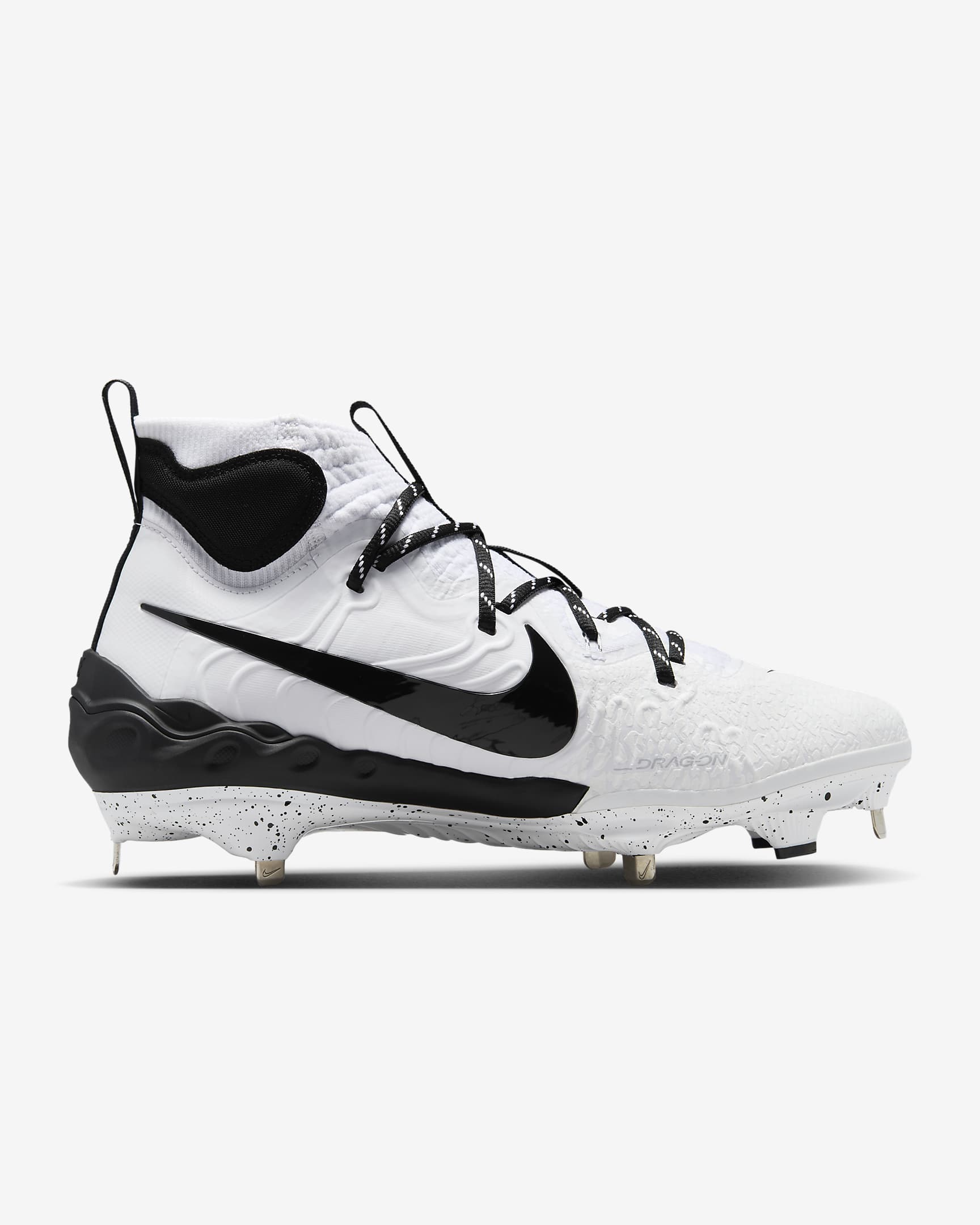 Nike Alpha Huarache NXT Men's Baseball Cleats - White/Pure Platinum/Black