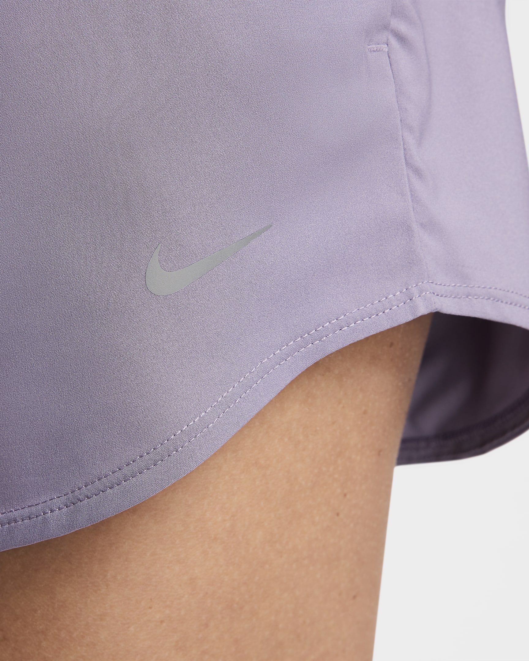 Nike One Womens Dri Fit Ultra High Waisted 8cm Approx Brief Lined Shorts Nike Pt 8096