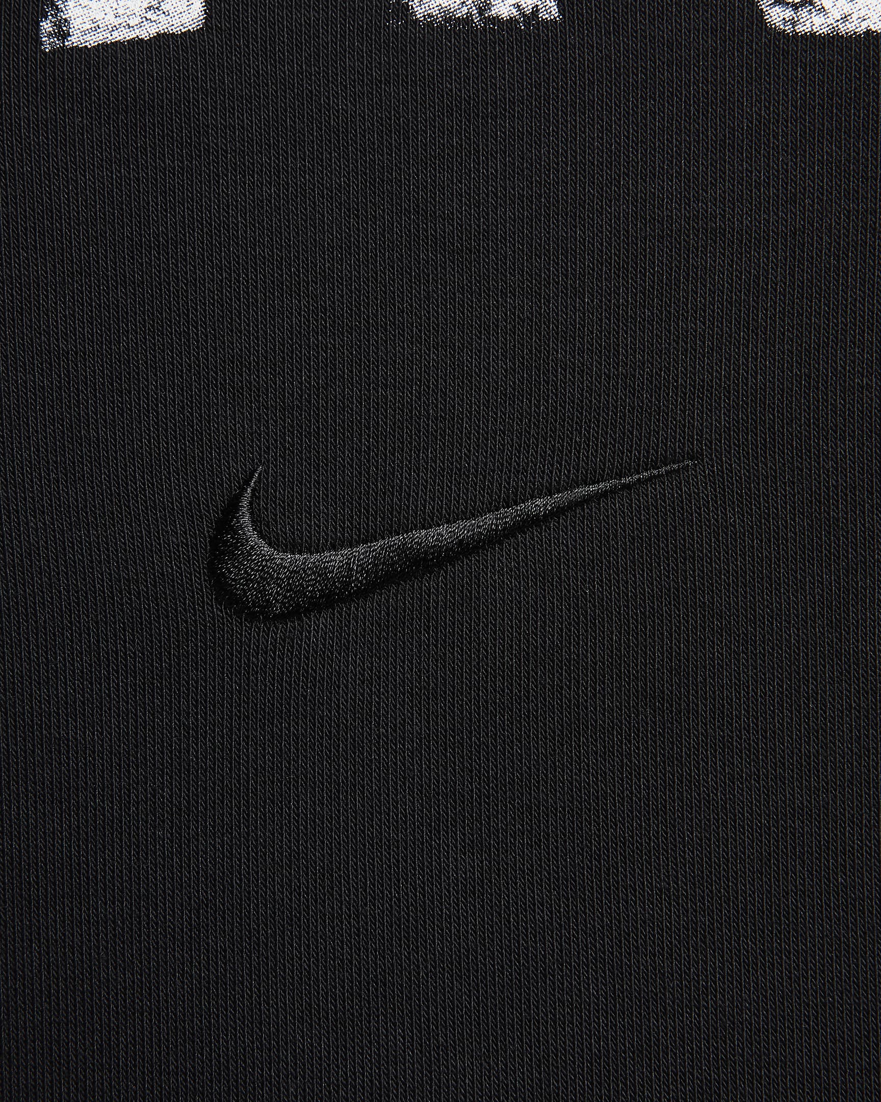 Sweat à capuche de fitness en molleton Dri-FIT Nike Swoosh pour homme - Noir/Noir/Blanc