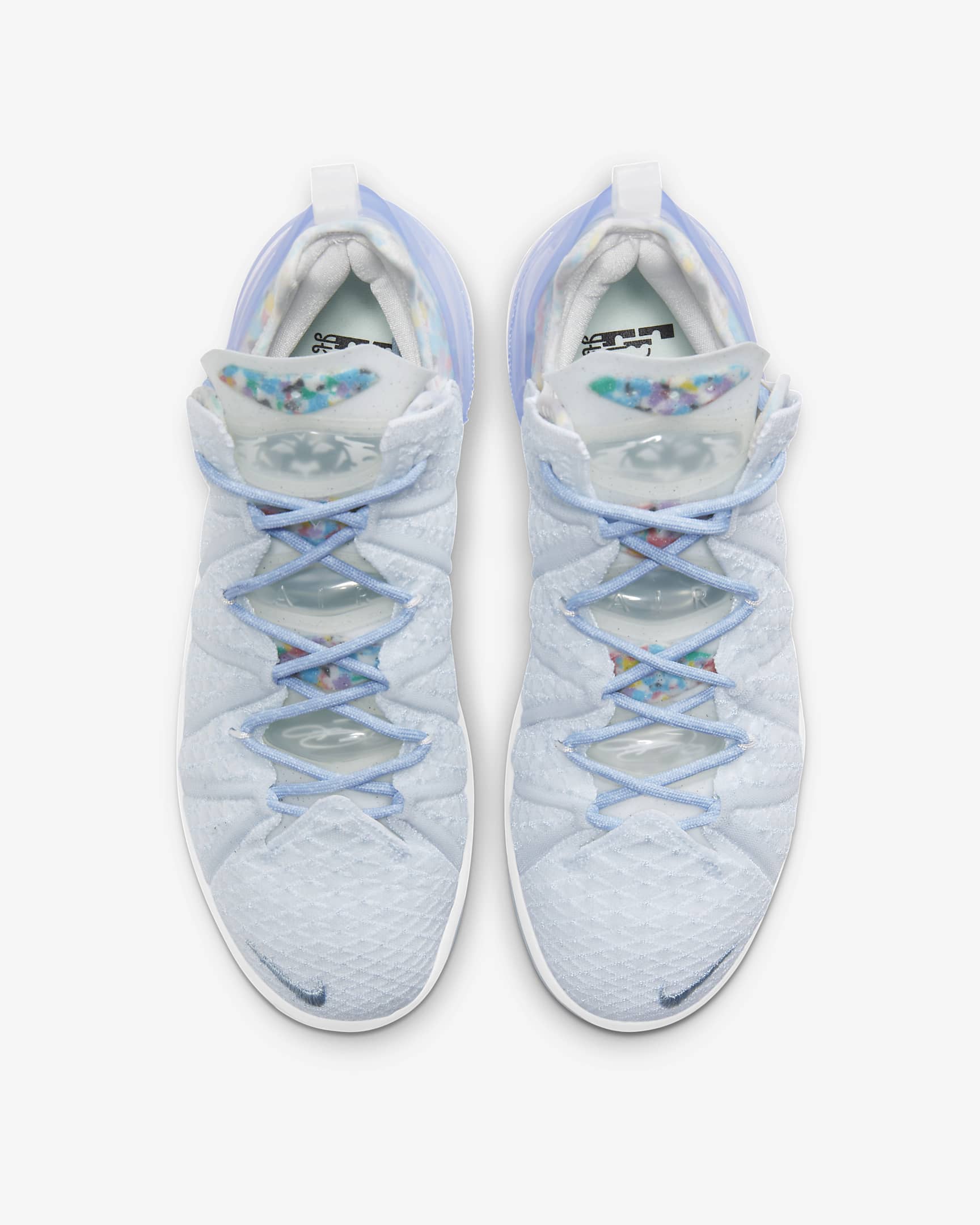 LeBron 18 Basketball Shoe - Blue Tint/Clear/White