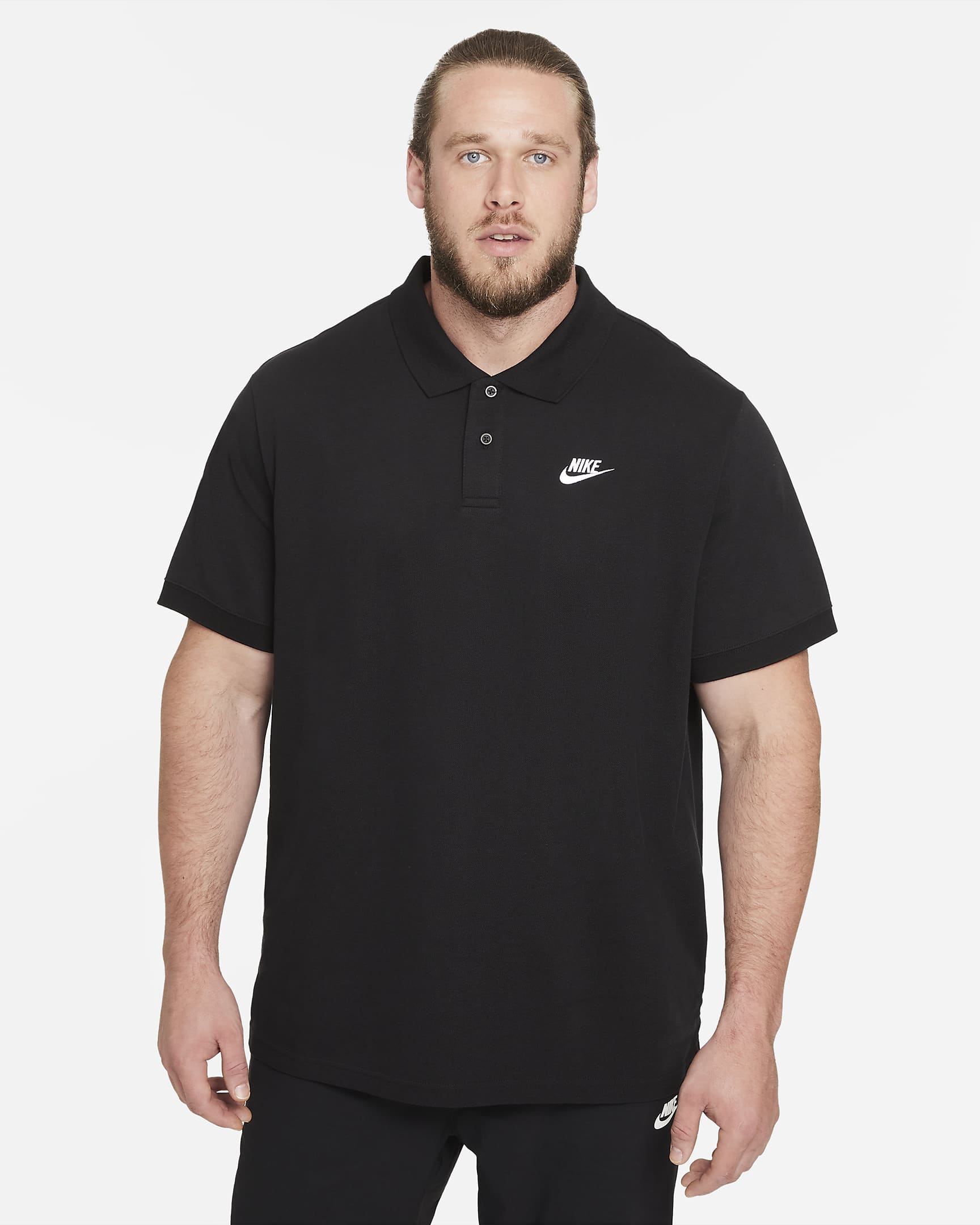 Nike Sportswear Men's Polo - Black/White