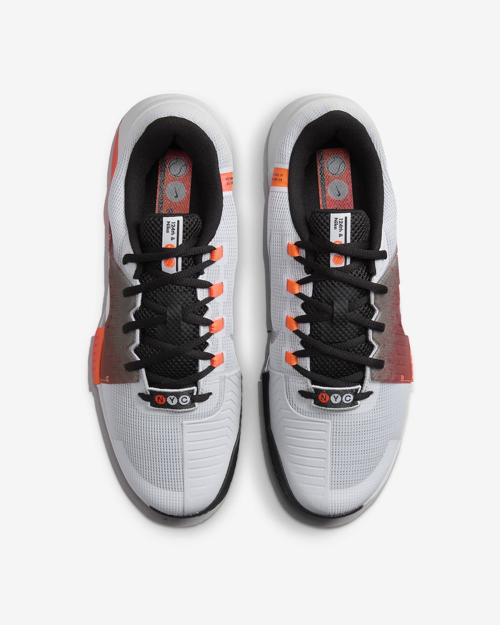 Nike Zoom GP Challenge 1 Premium hardcourt tennisschoenen voor heren - Pure Platinum/Zwart/Hyper Crimson/Wit