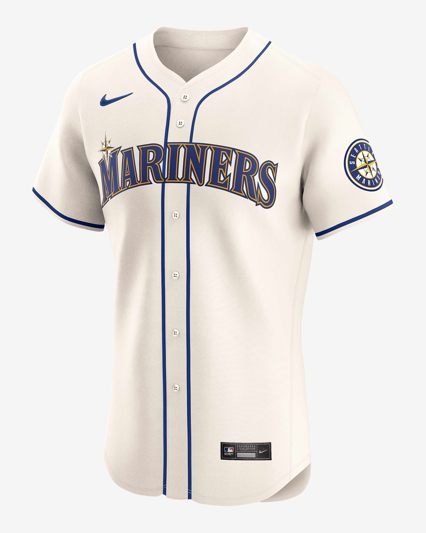 Julio Rodríguez Seattle Mariners Men's Nike Dri-FIT ADV MLB Elite Jersey - Cream