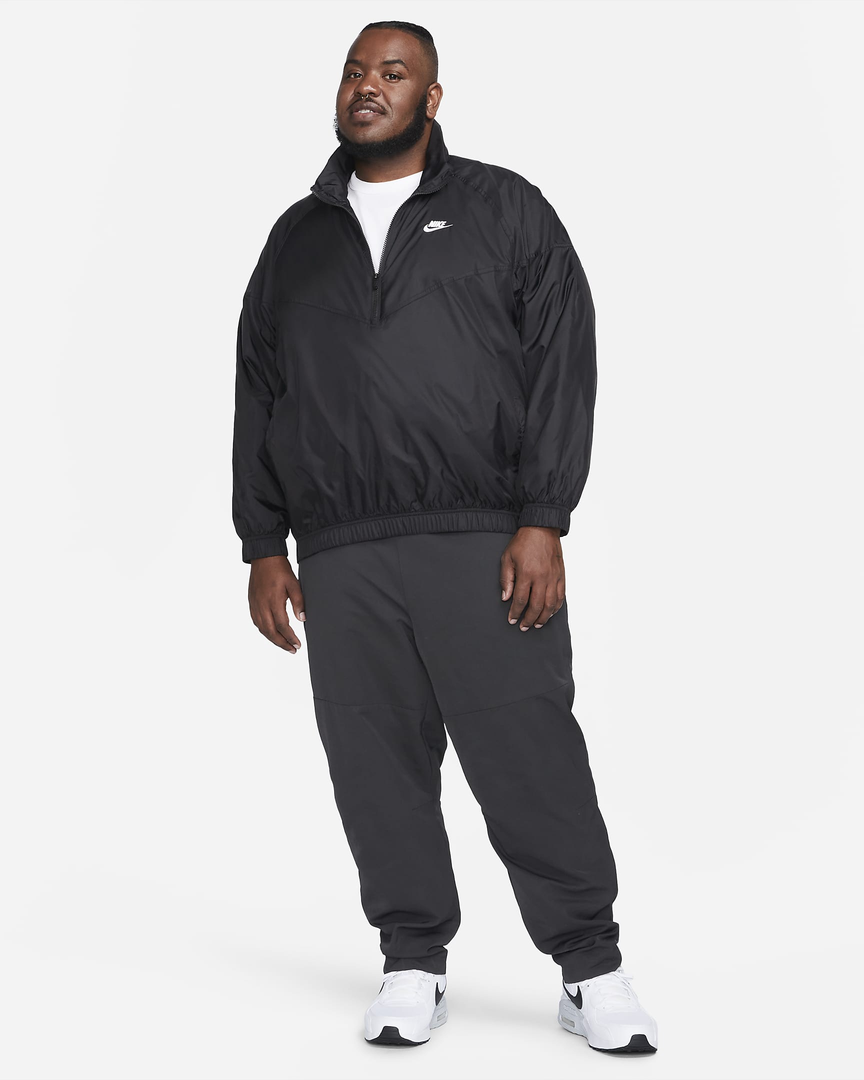 Nike Windrunner Men's Anorak Jacket - Black/White
