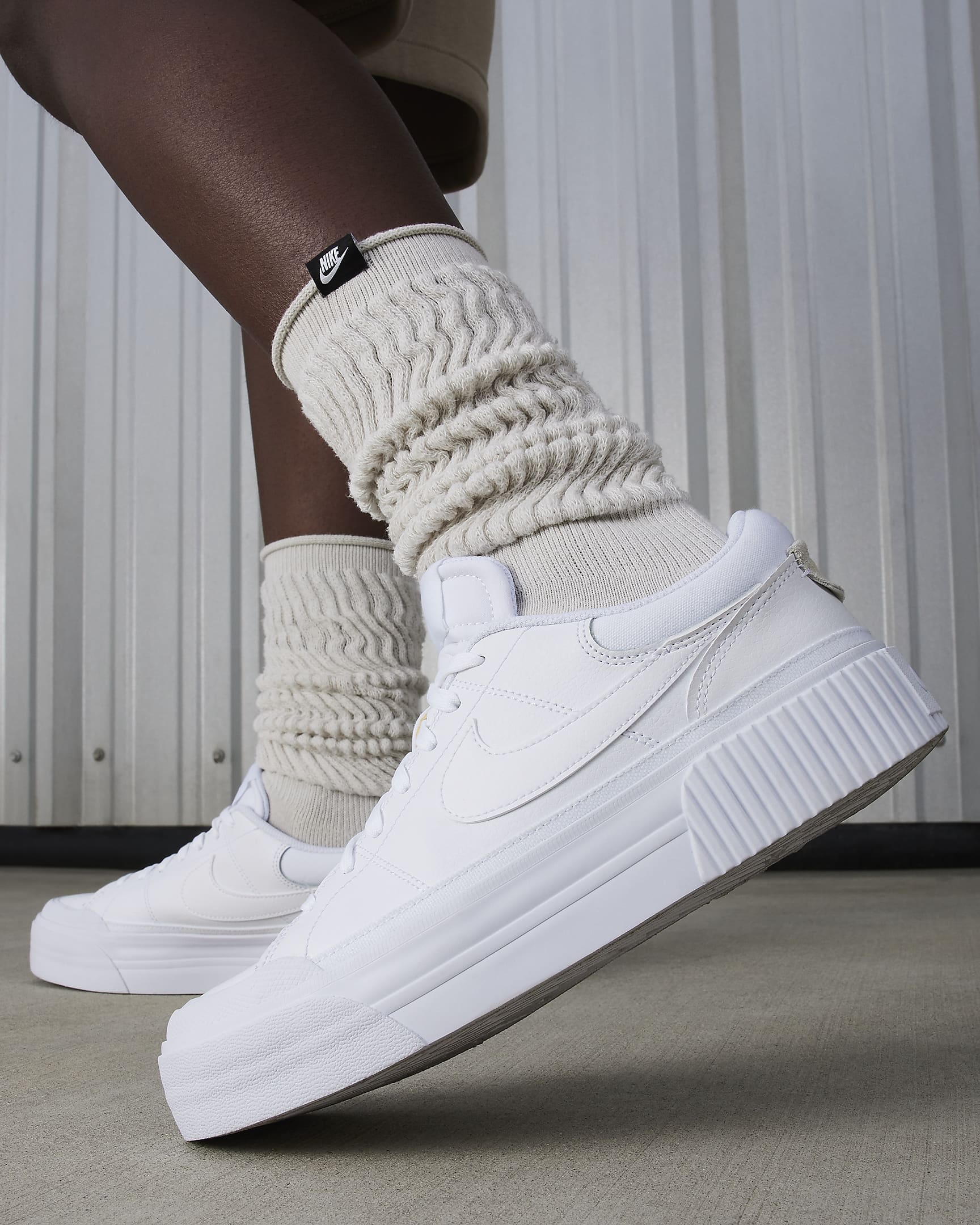 Nike Court Legacy Lift Women's Shoes - White/White/White