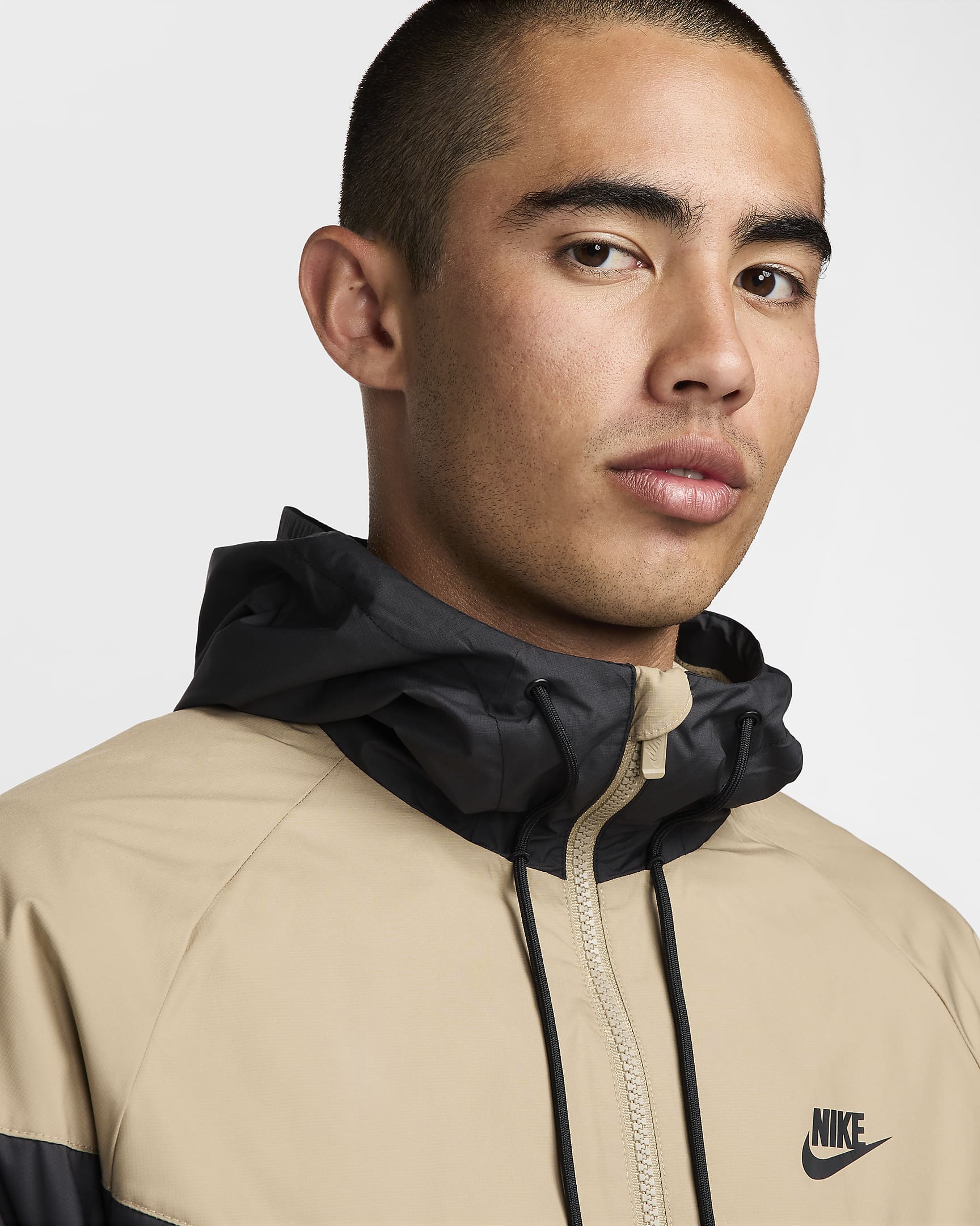 Veste Nike Sportswear Windrunner pour Homme - Noir/Khaki/Noir