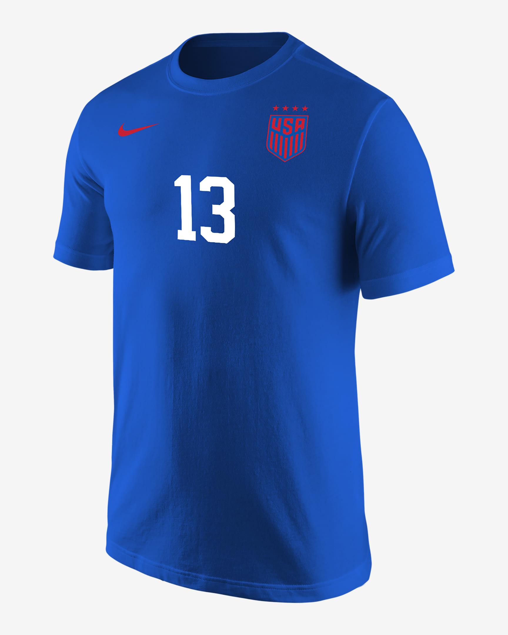 Playera de fútbol Nike para hombre Alex Morgan USWNT - Royal juego