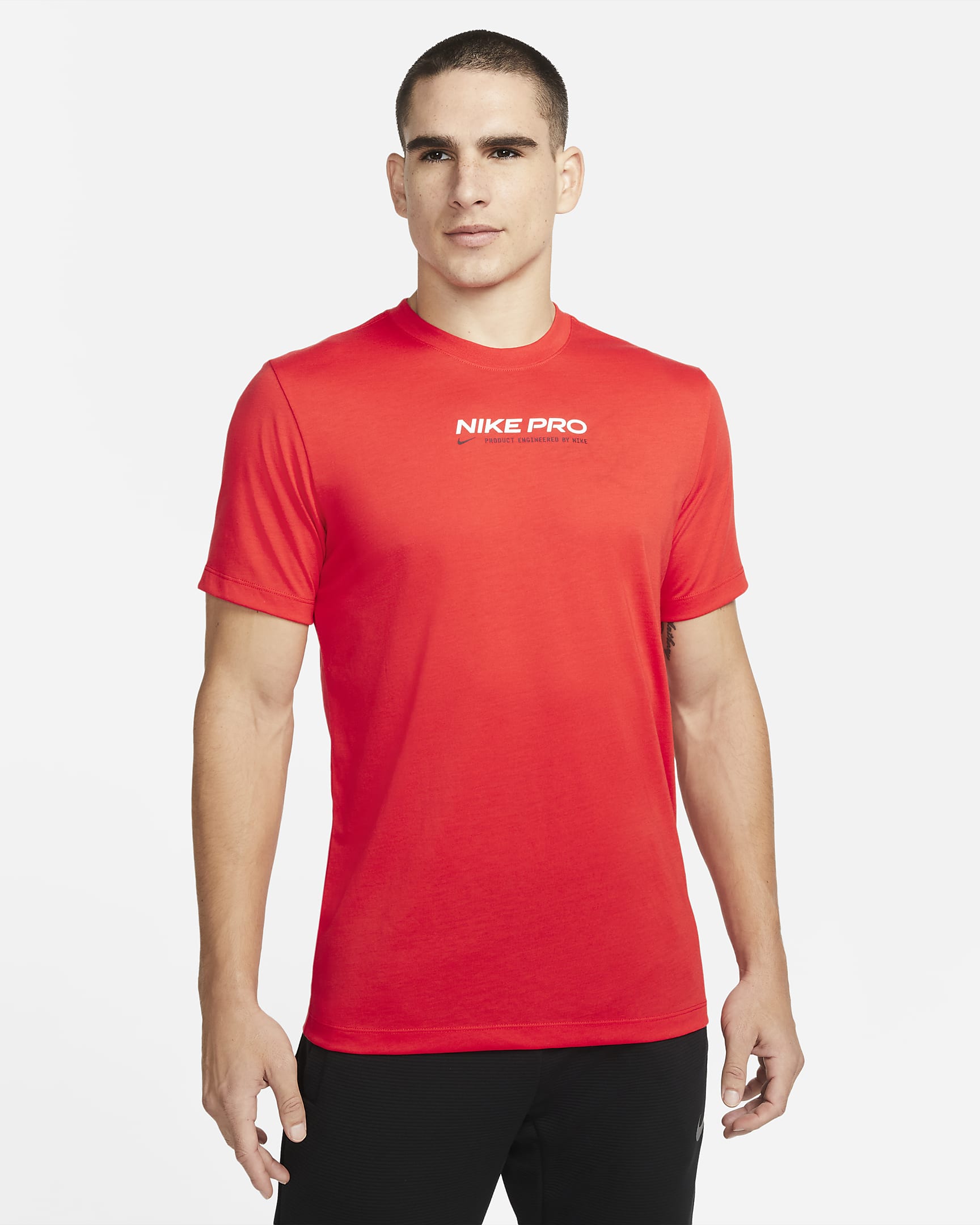 Playera de entrenamiento para hombre Nike Pro Dri-FIT - Rojo habanero