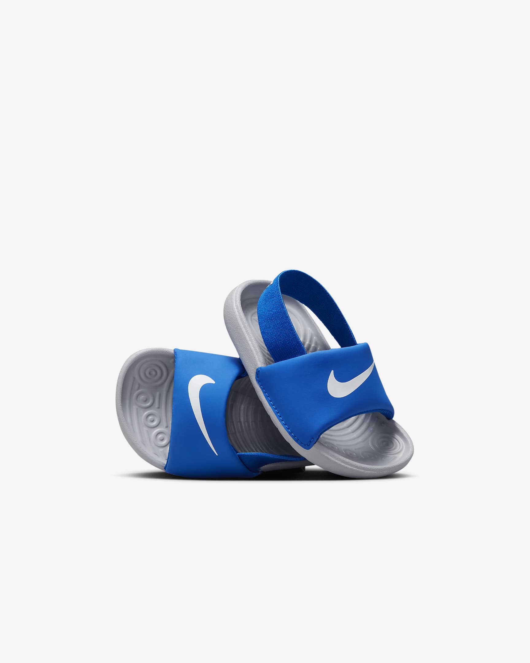 Claquette Nike Kawa pour Bébé/Petit enfant - Hyper Cobalt/Wolf Grey/Blanc