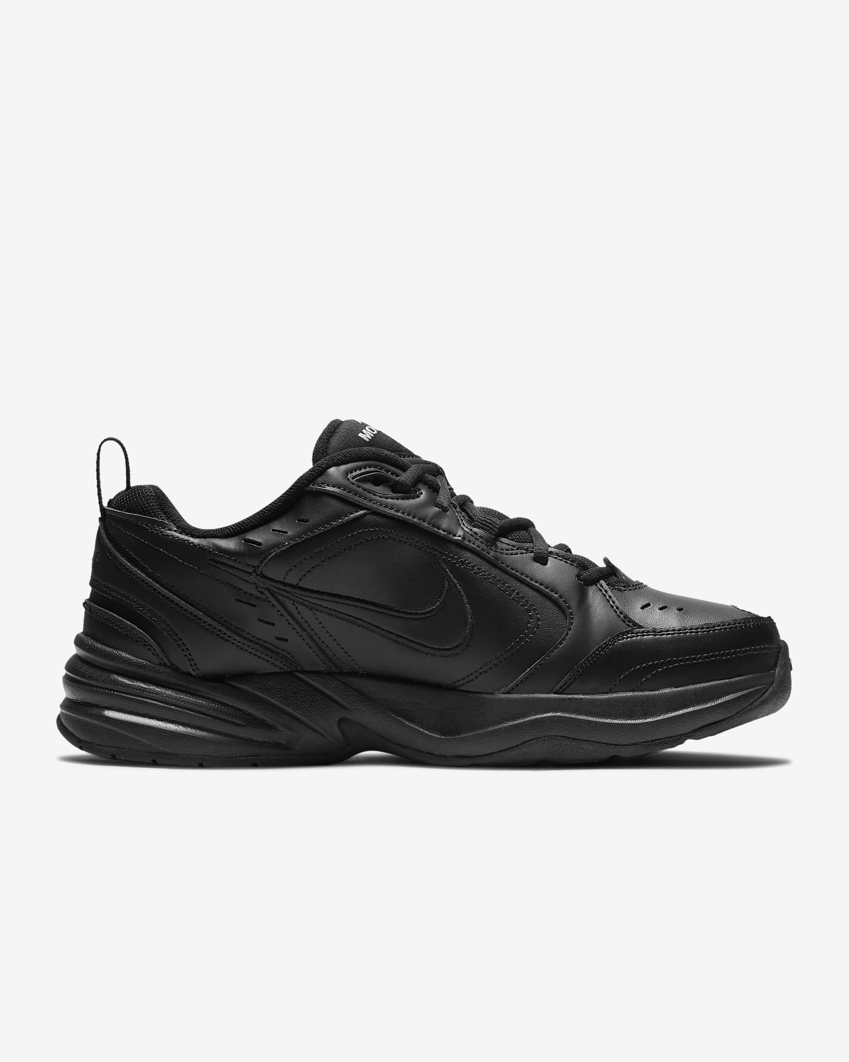 Nike Air Monarch IV Men's Workout Shoes - Black/Black