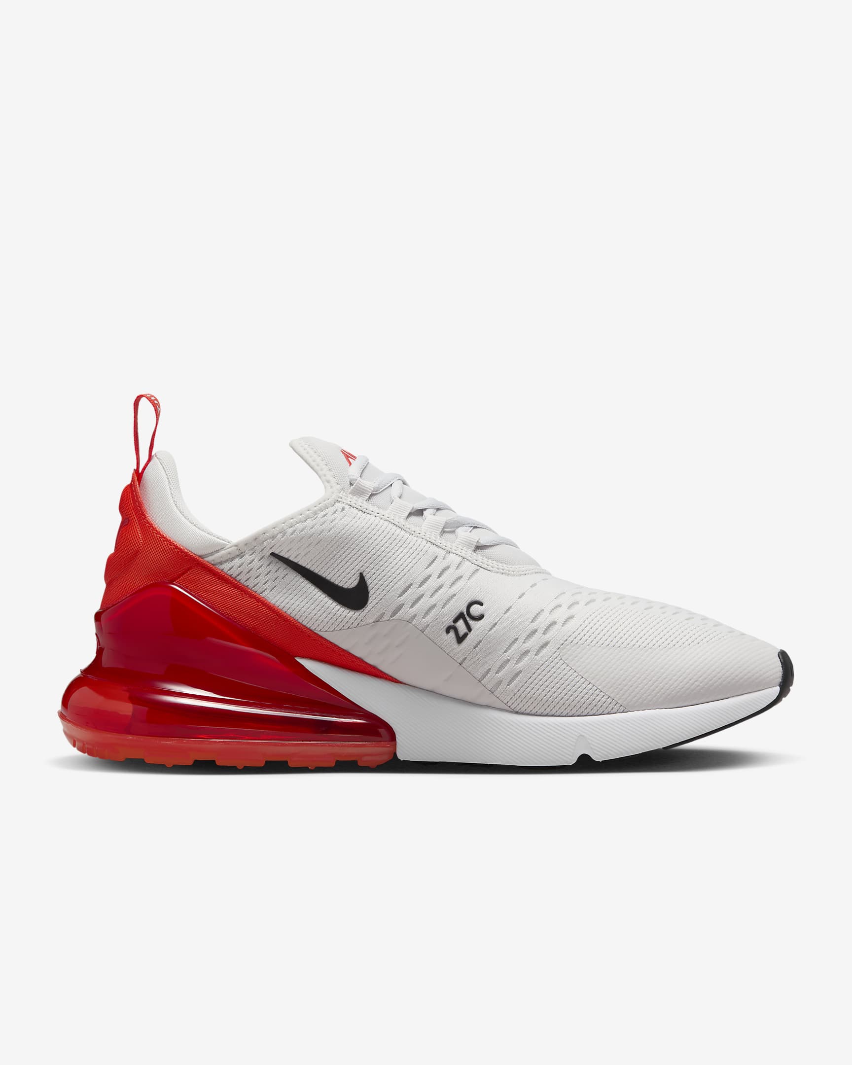 Tenis para hombre Nike Air Max 270 - Polvo fotón/Rojo picante/Blanco/Negro