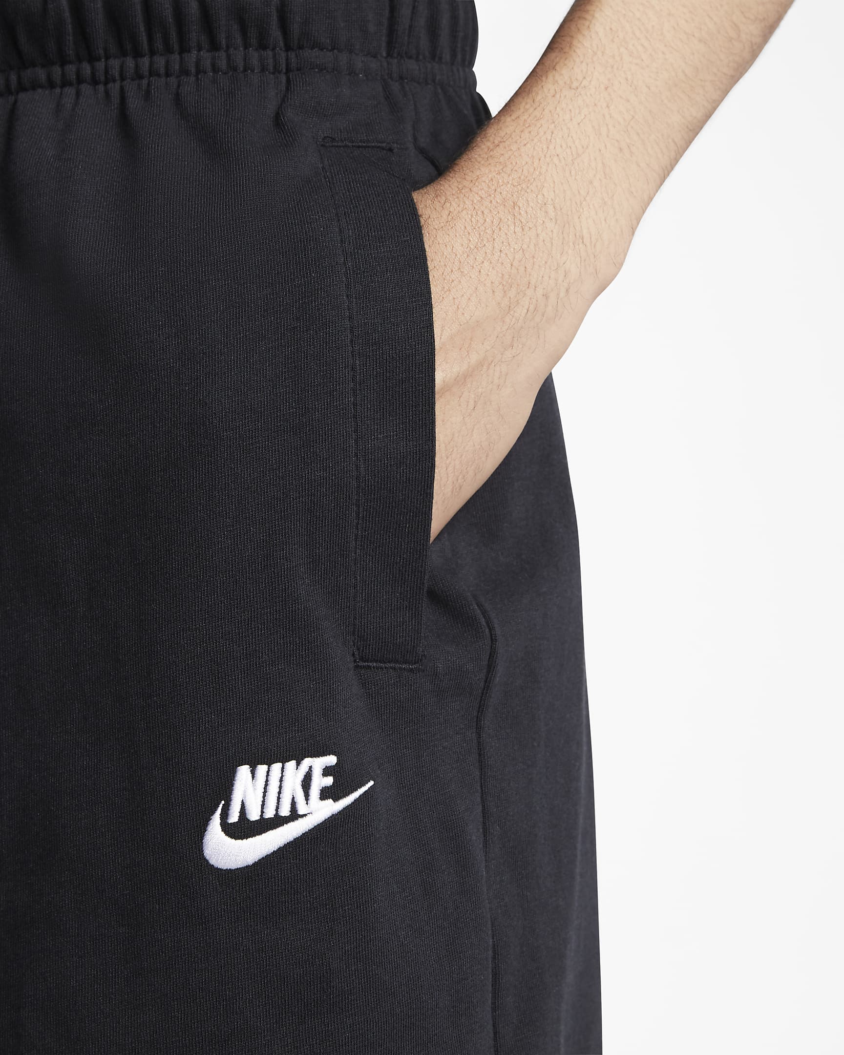 Nike Sportswear Club herreshorts - Svart/Hvit