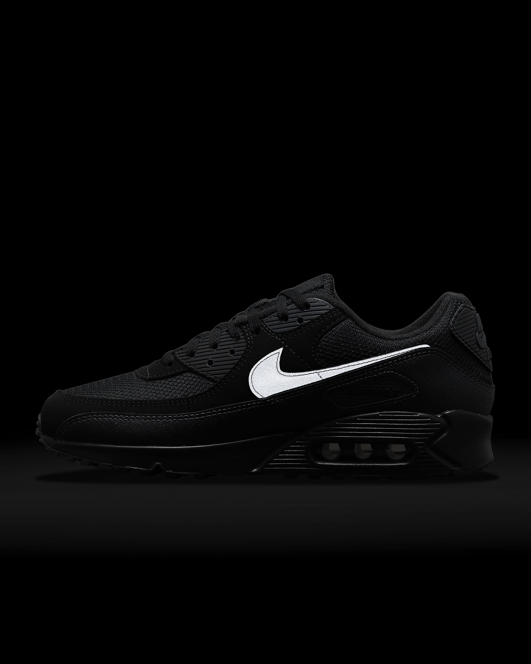 Chaussure Nike Air Max 90 pour homme - Noir/Anthracite