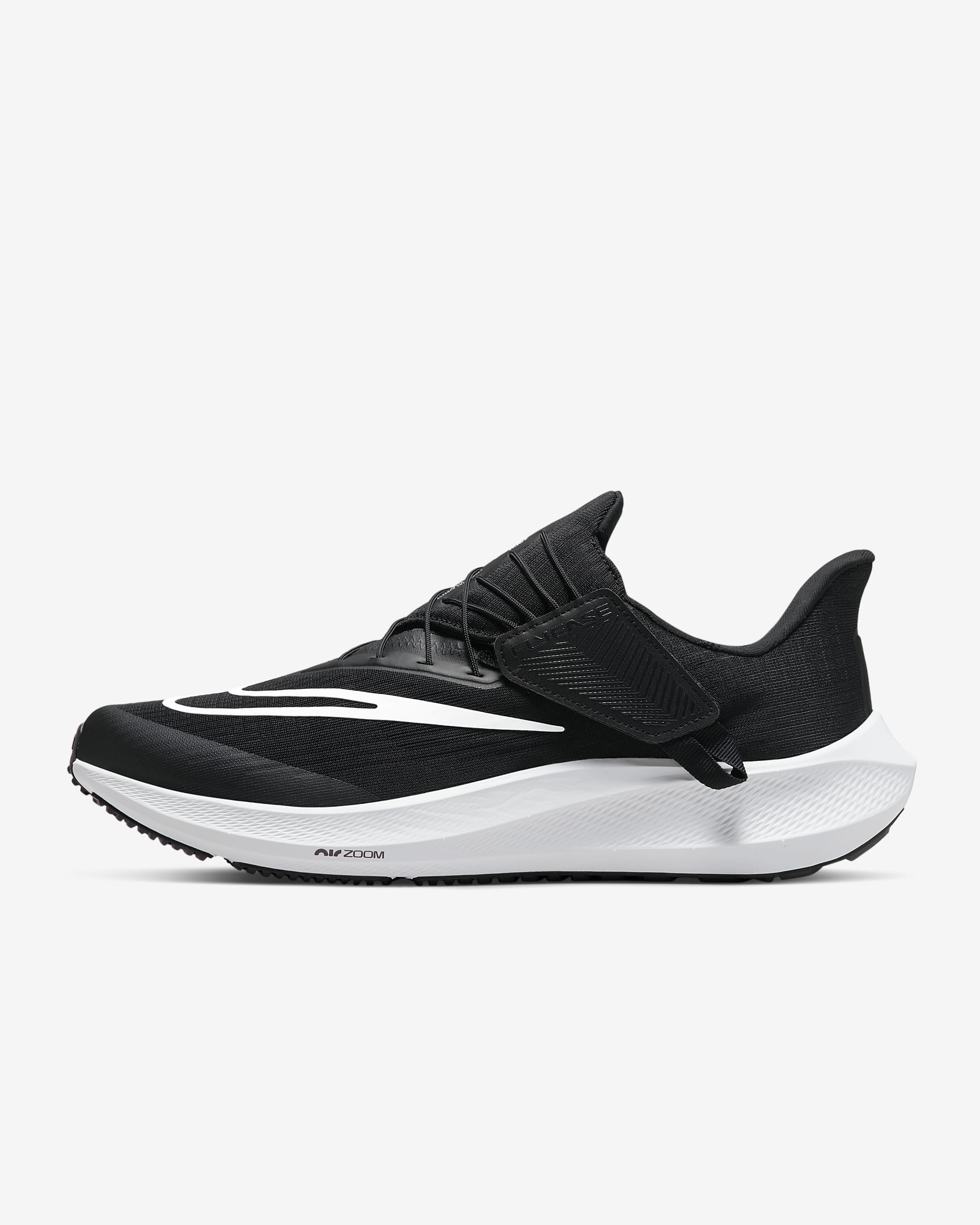 Nike Pegasus FlyEase Men's Easy On/Off Road Running Shoes - Black/Dark Smoke Grey/White