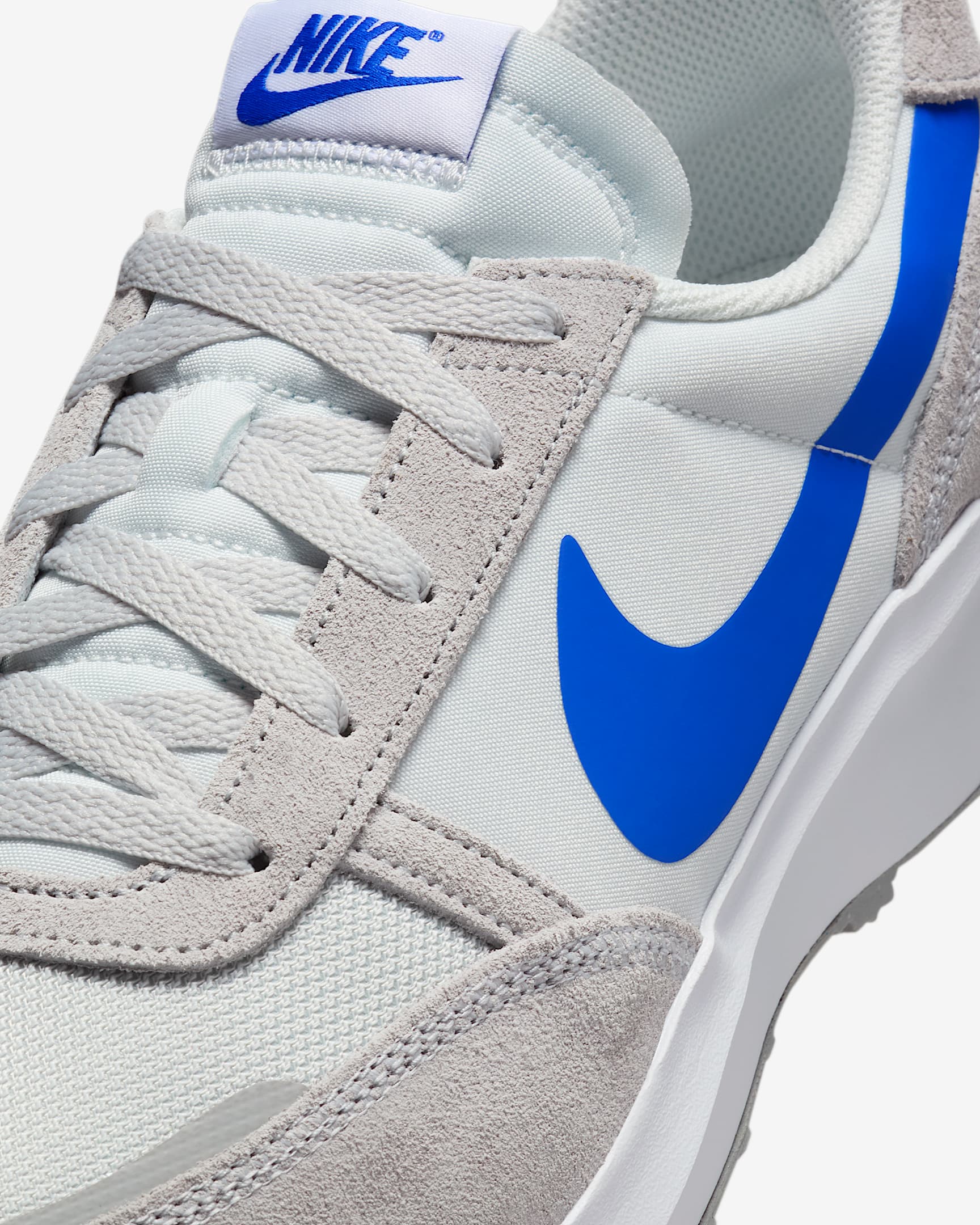 Nike Waffle Nav Men's Shoes - Flat Silver/White/Photon Dust/Hyper Royal