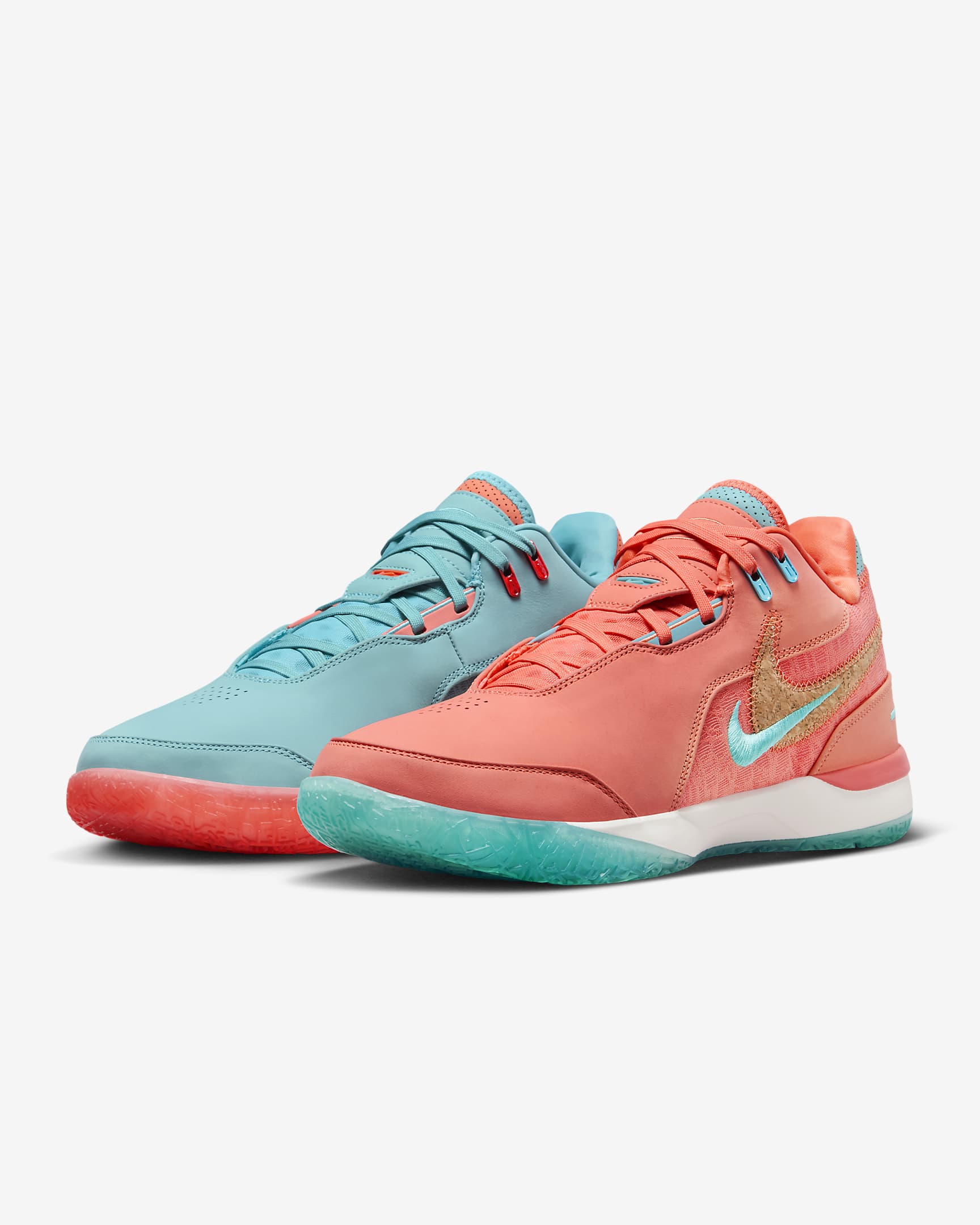 LeBron NXXT Gen AMPD Sabatilles de bàsquet - Mineral Blue/Sail/Light Wild Mango