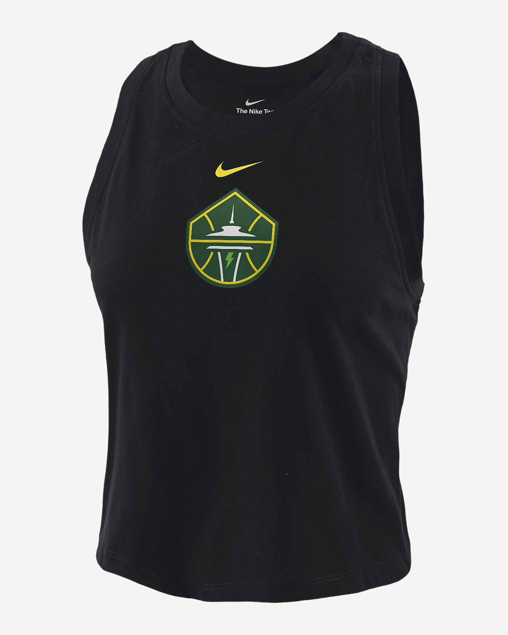 Seattle Storm Women's Nike WNBA Cropped Tank Top - Black