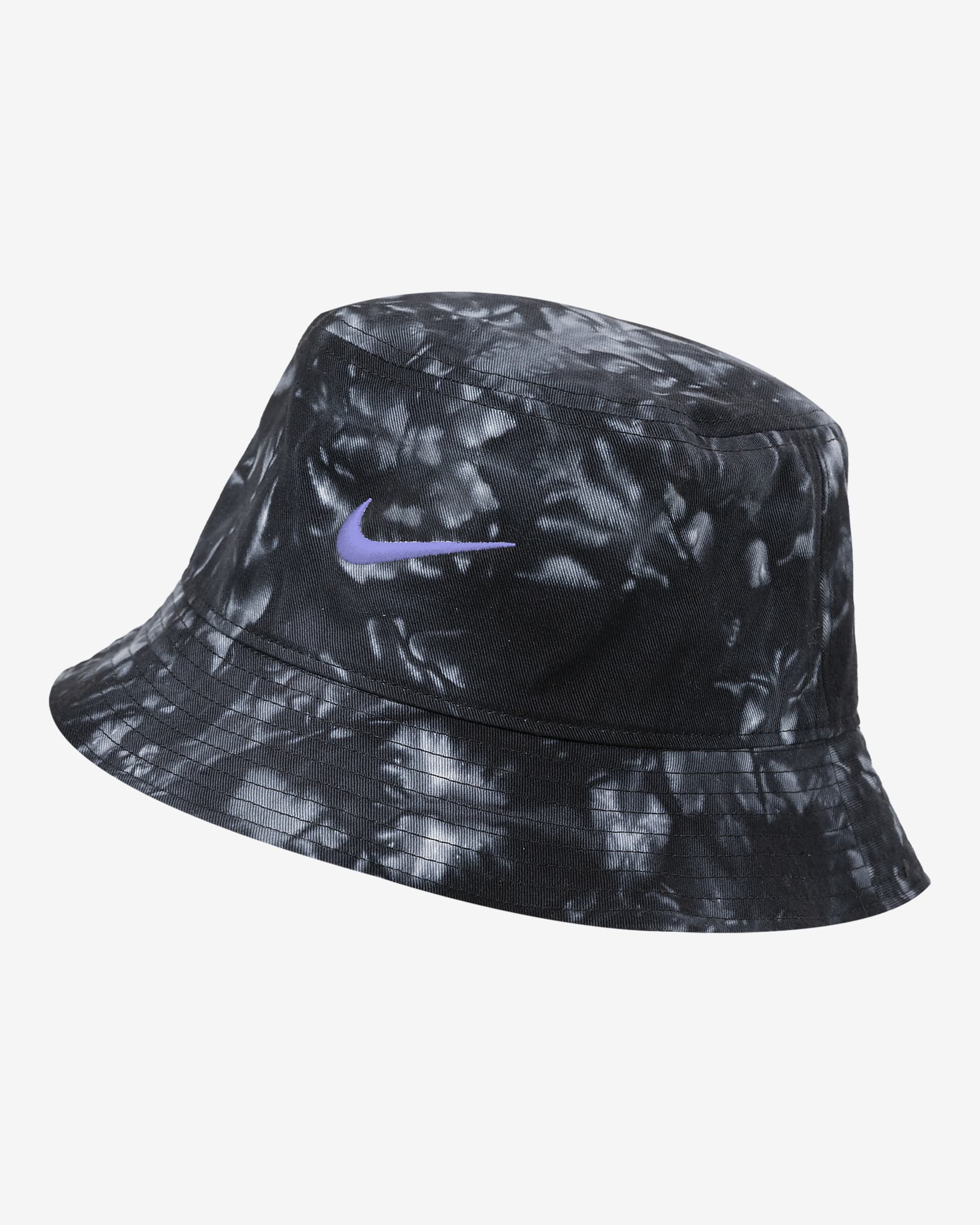 Racing Louisville FC Nike NWSL Tie-Dye Bucket Hat - Black